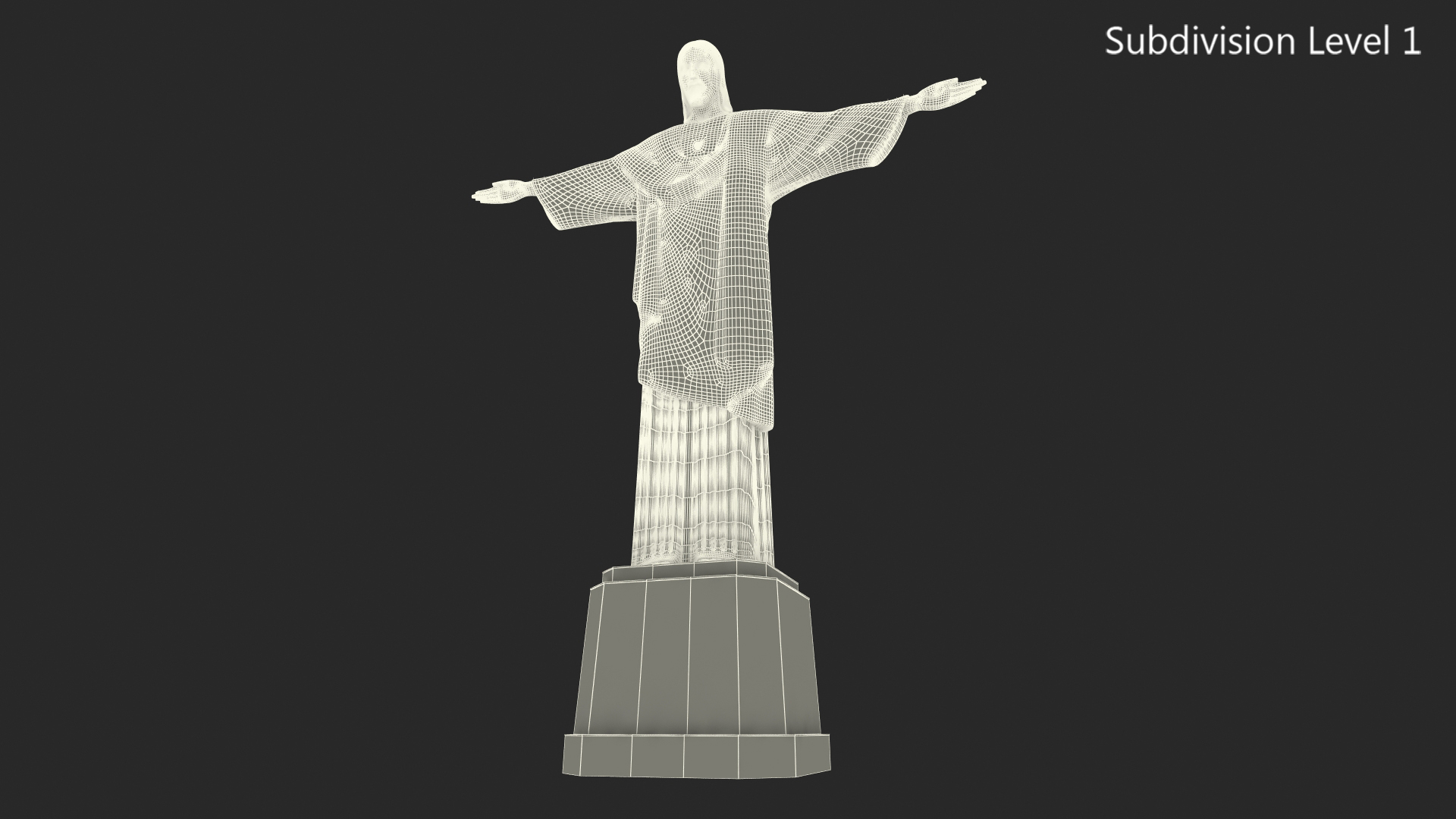 3D Christ the Redeemer Statue