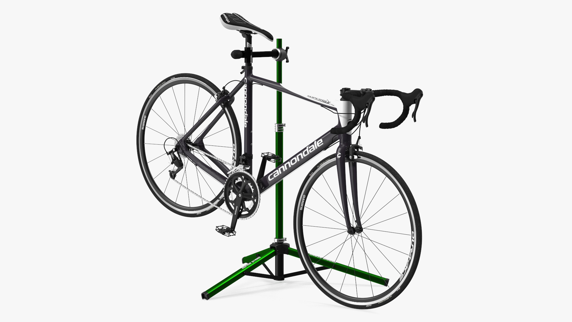 3D model Road Bicycle on a Repair Stand