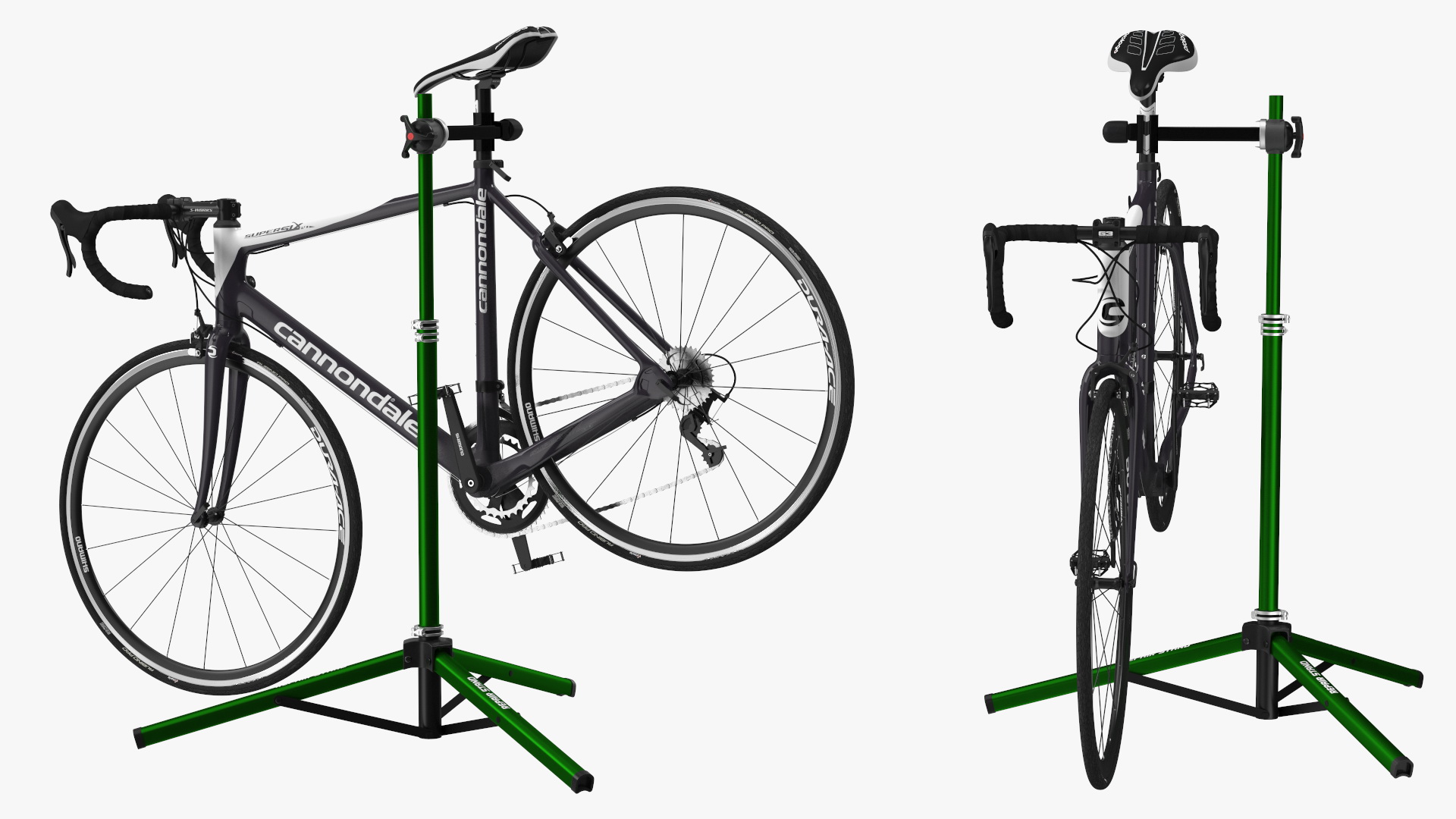 3D model Road Bicycle on a Repair Stand