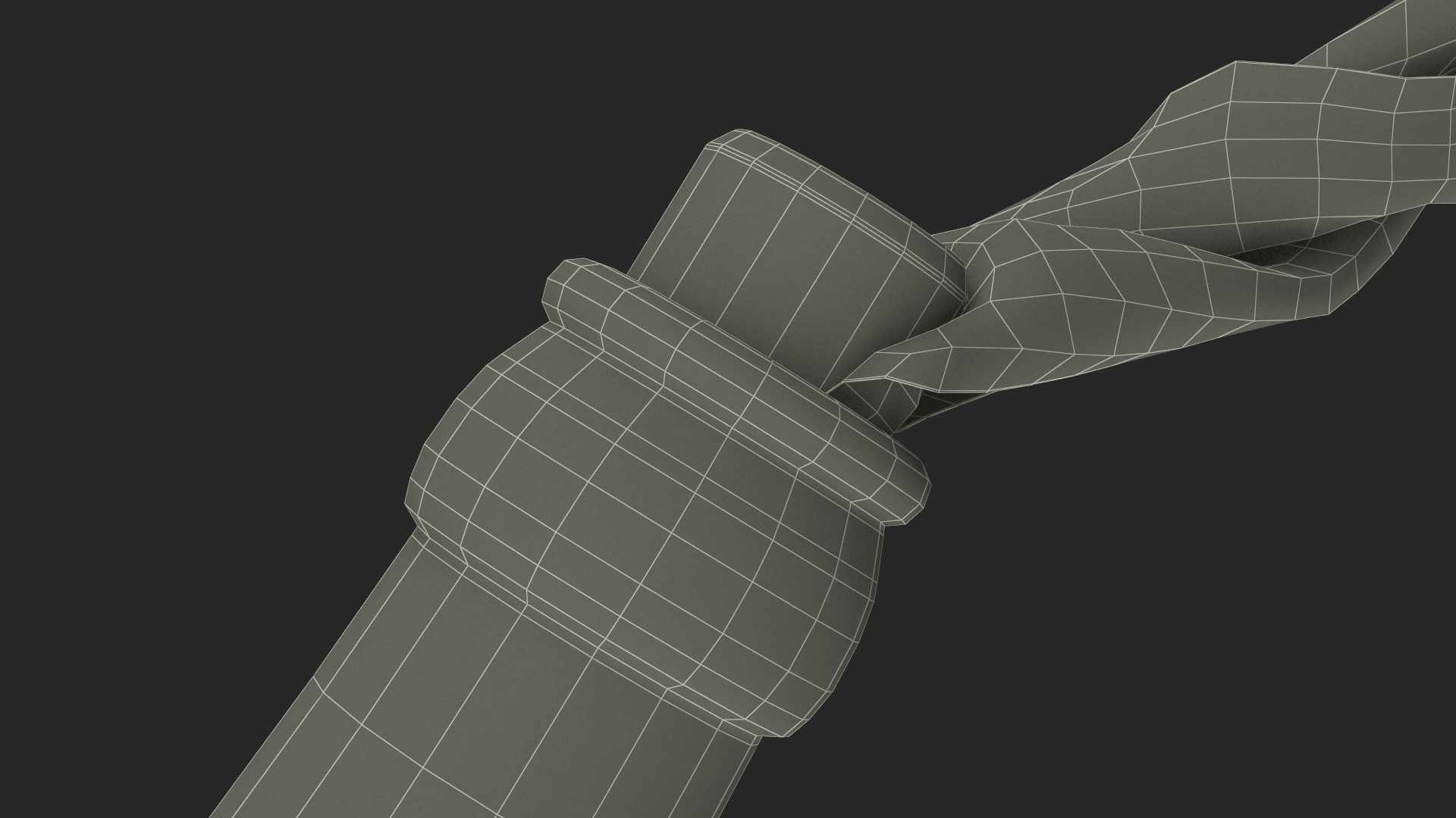3D Flying Molotov Cocktail model