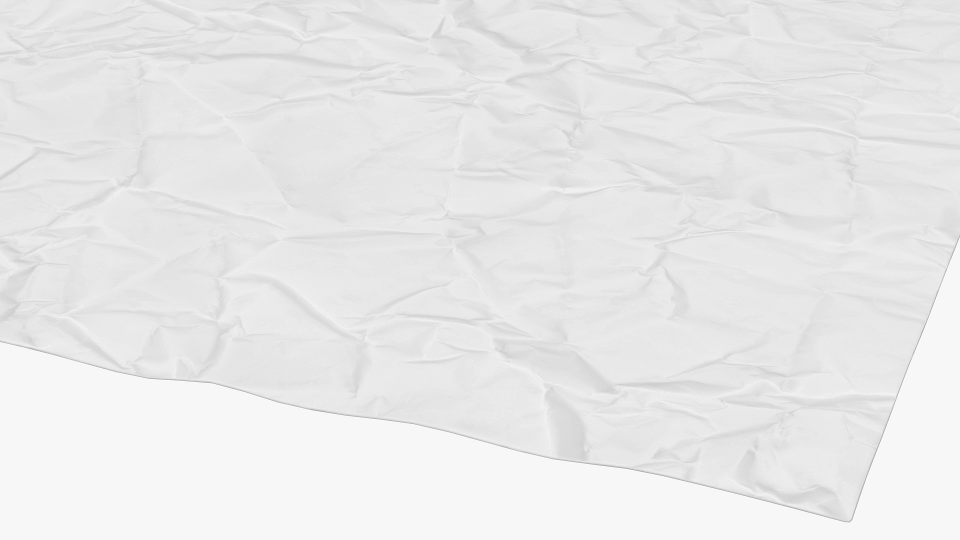 3D model Crumpled Paper Sheet