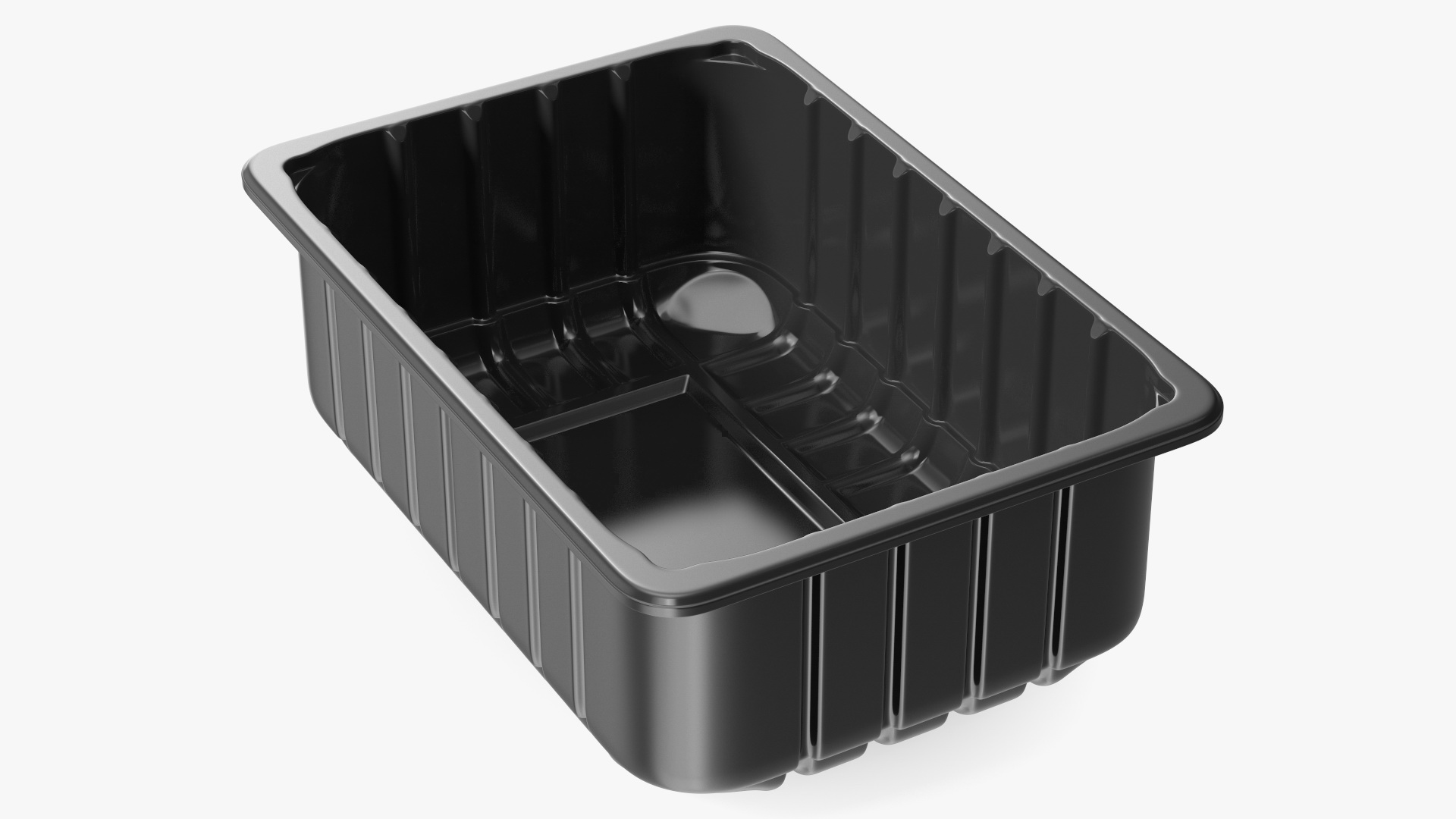 3D model Disposable Food Container without Lid 21x15cm