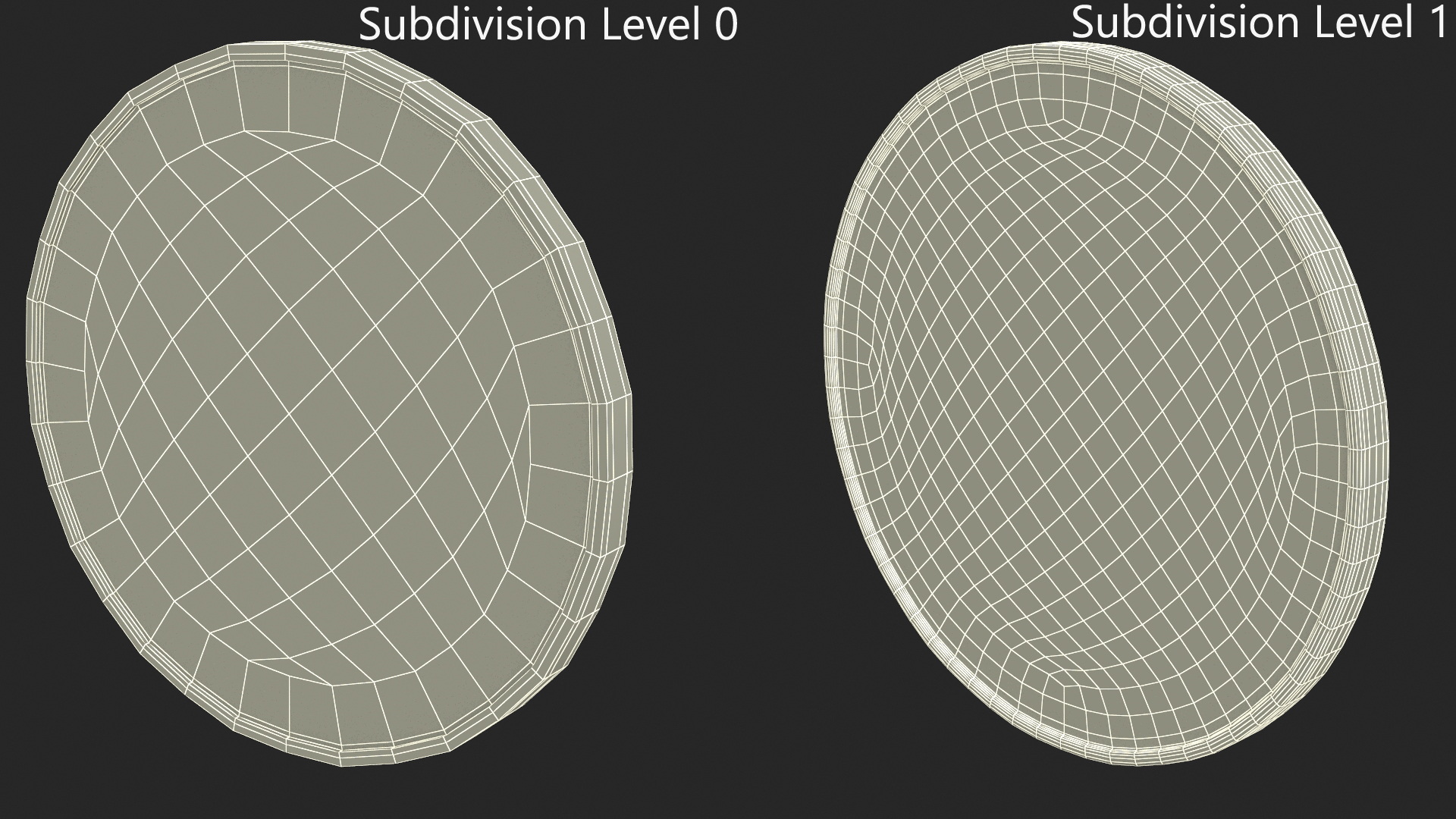 3D model Half New Sheqel Coin