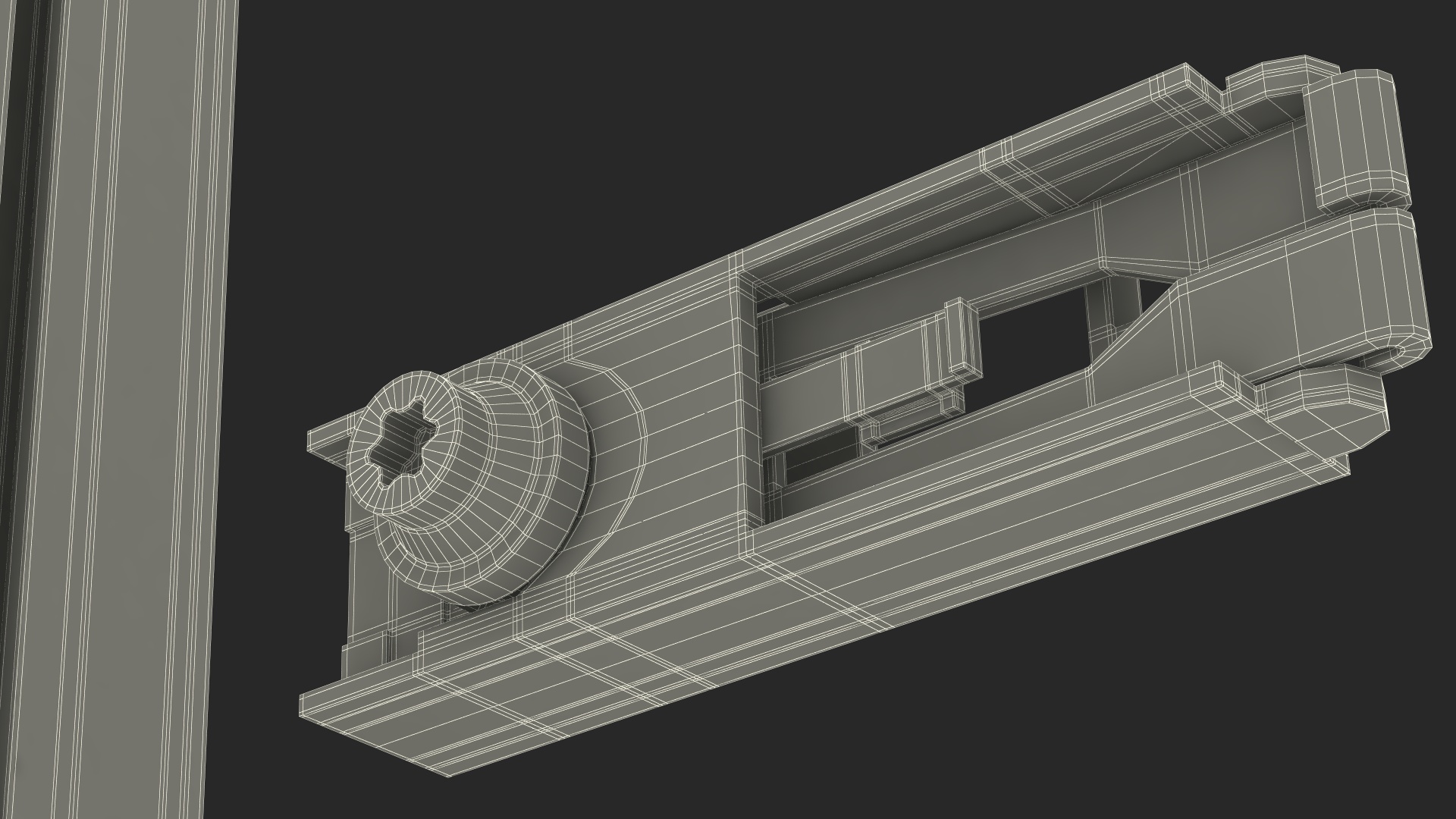 3D Octanorm Exhibition Systems Metal Extrusions Set model