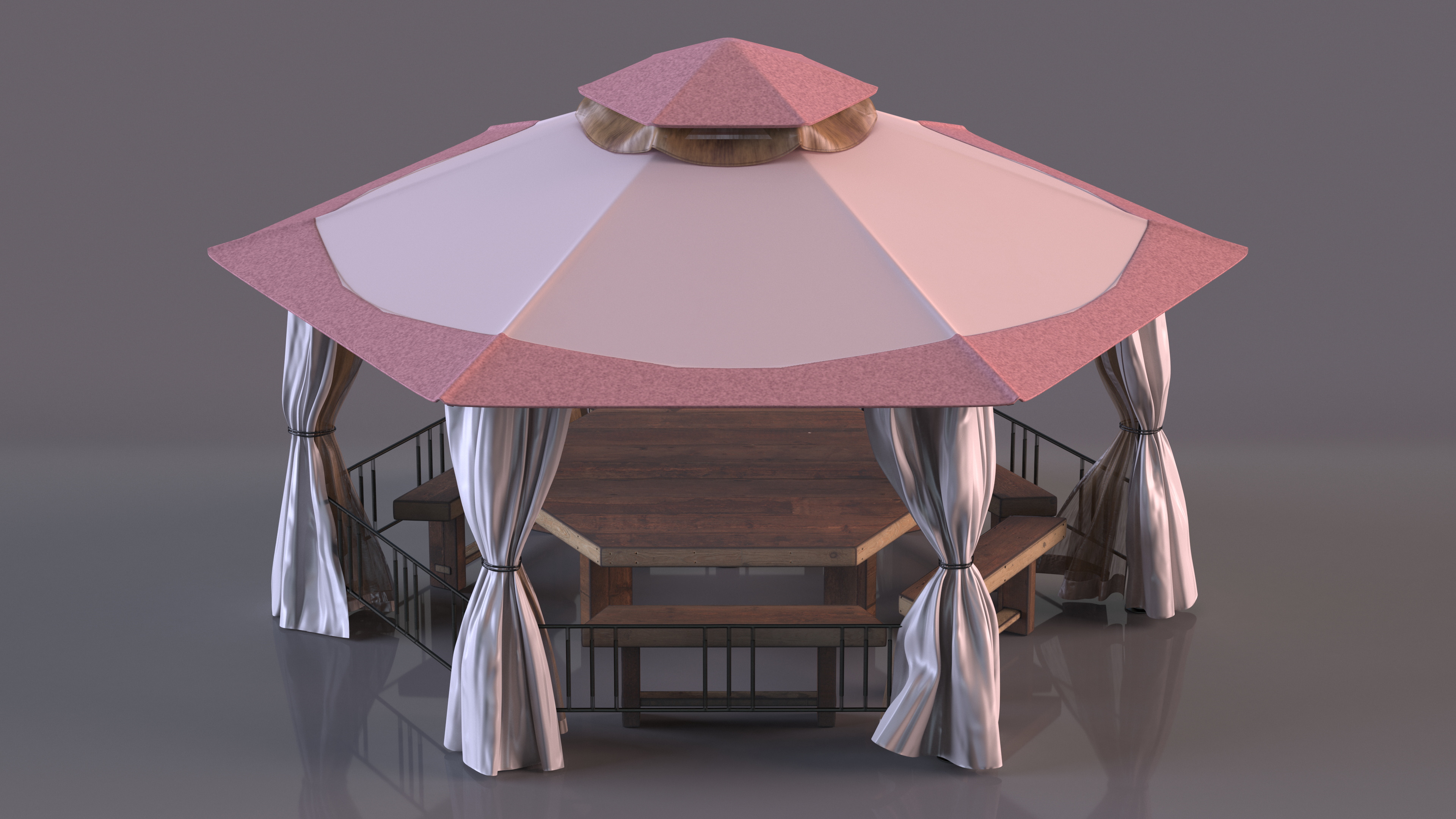 3D model Garden Fabric Gazebo