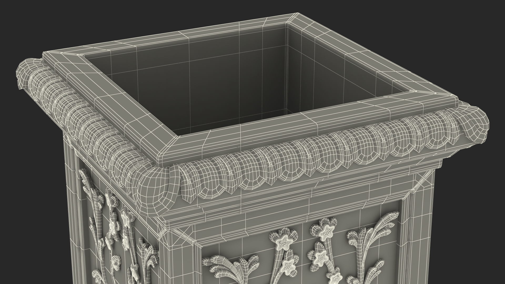 Provence Planter Box h50 3D model