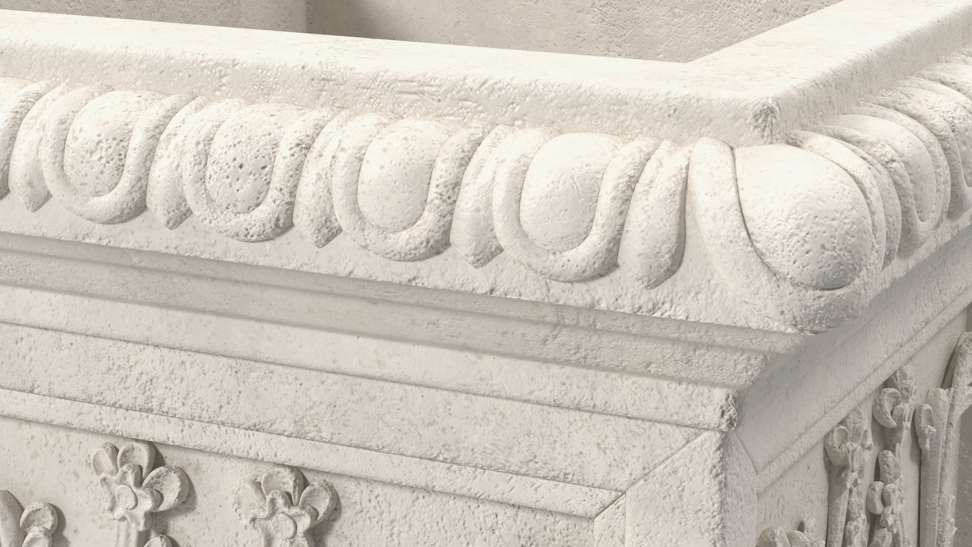 Provence Planter Box h50 3D model