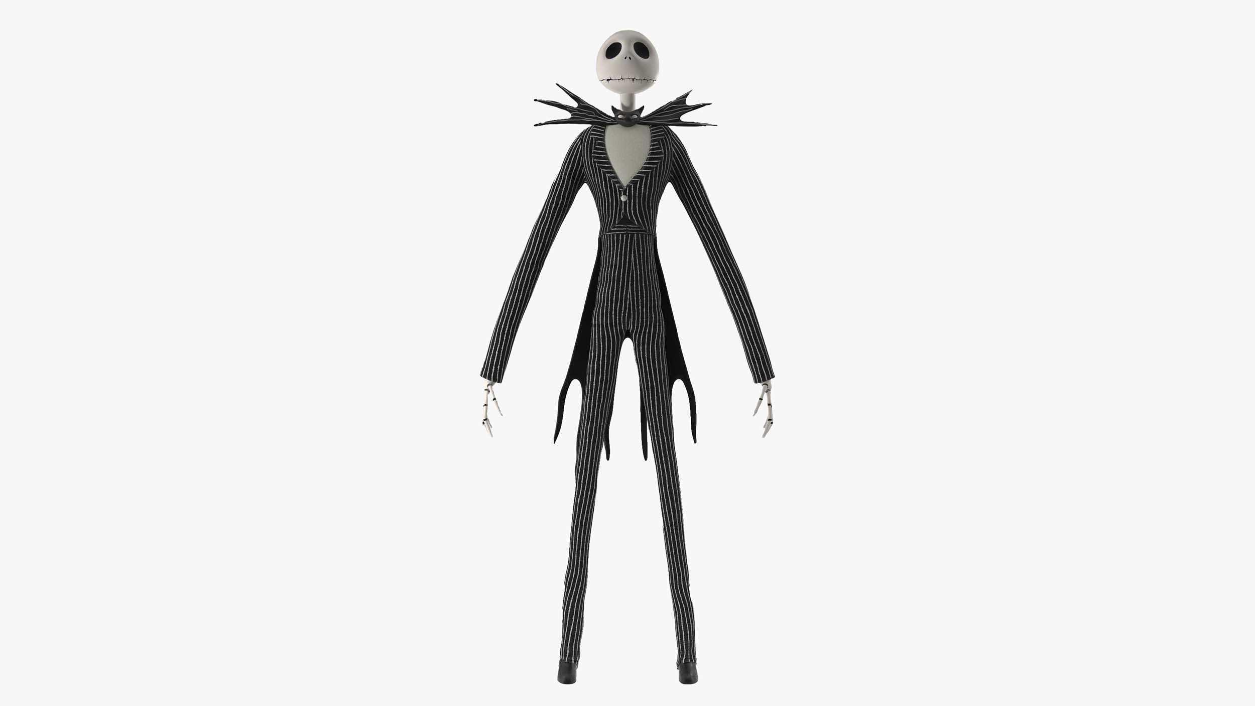 Jack Skellington Character Rigged for Modo 3D