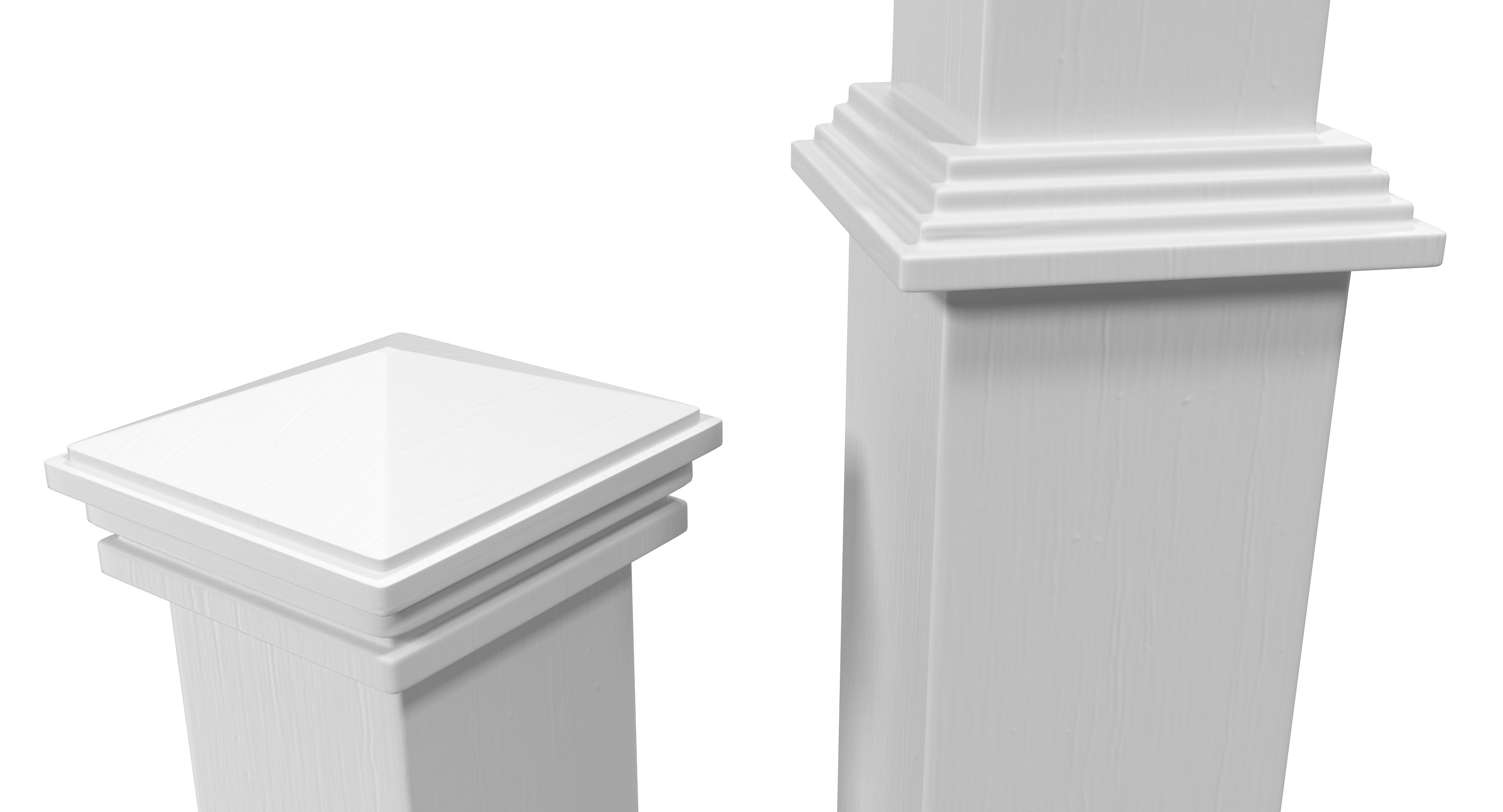 Wooden Mailbox Stand with Plate Number 3D Model, view 6