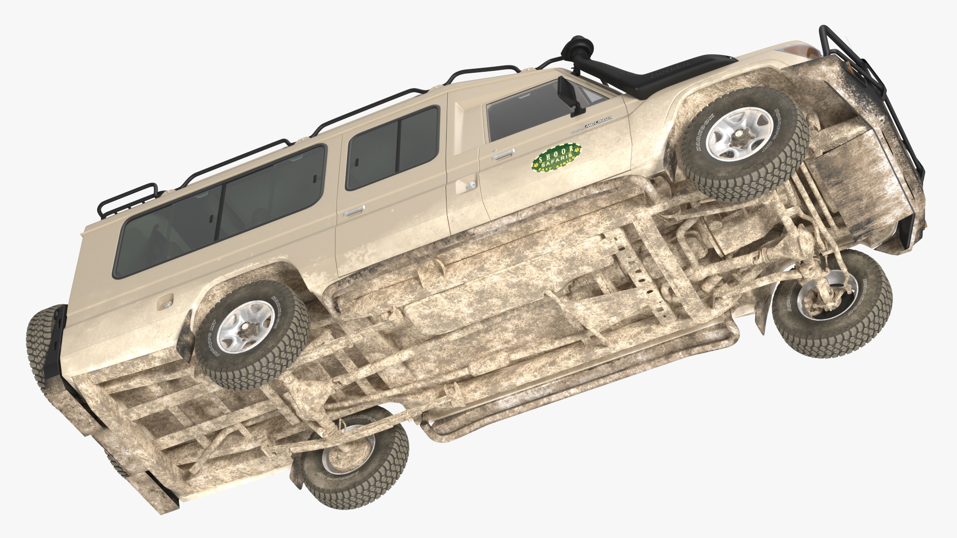 Toyota Land Cruiser Safari Beige 3D