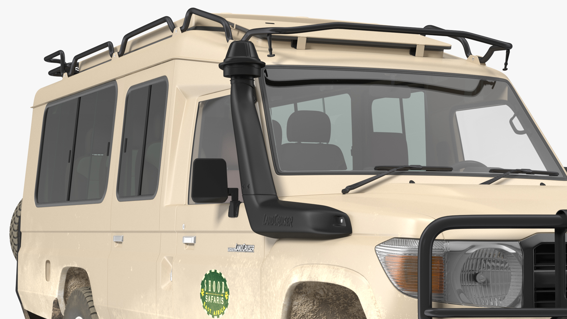 Toyota Land Cruiser Safari Beige 3D