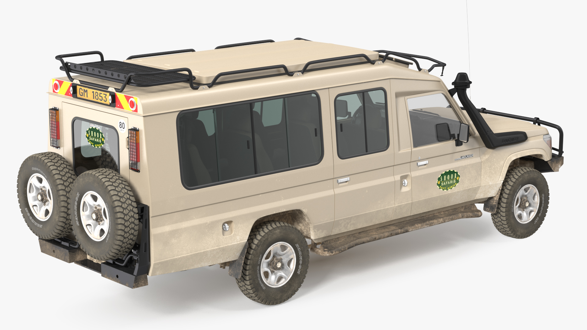 Toyota Land Cruiser Safari Beige 3D