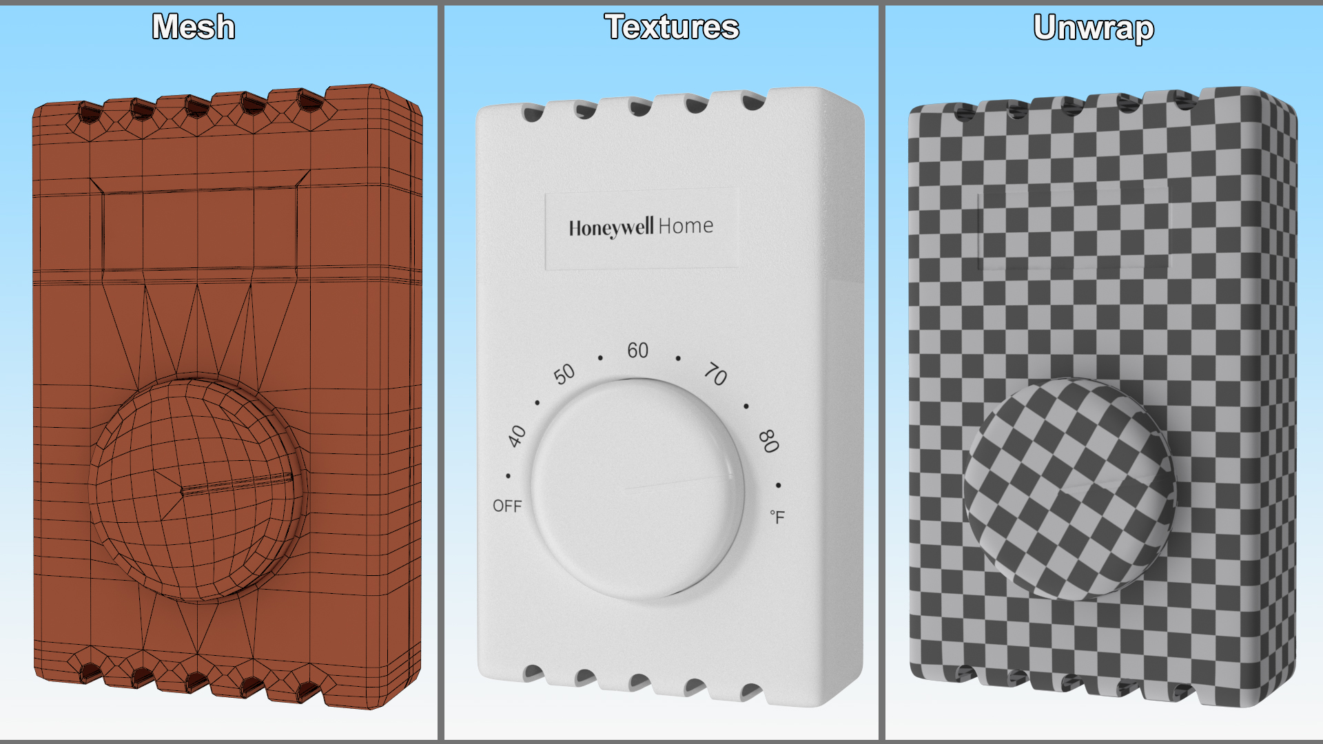 3D model Thermostat Honeywell Home