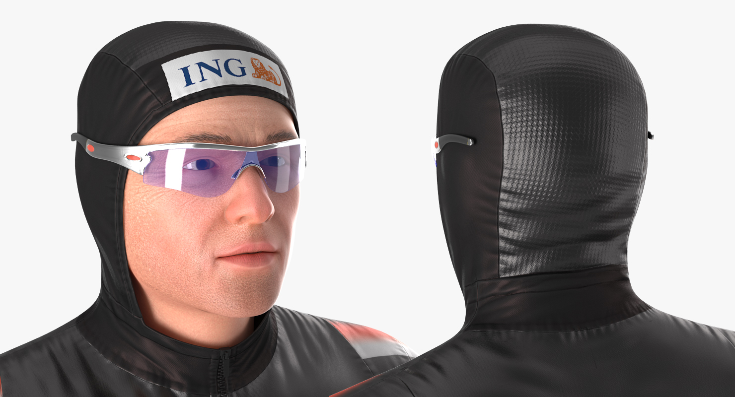 3D Speed Skater 2 Rigged