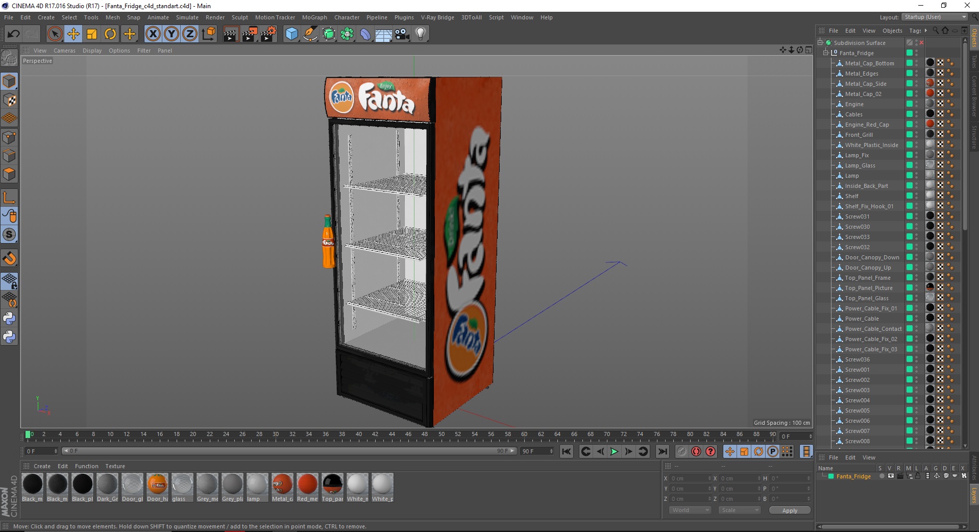 Fanta Fridge 3D