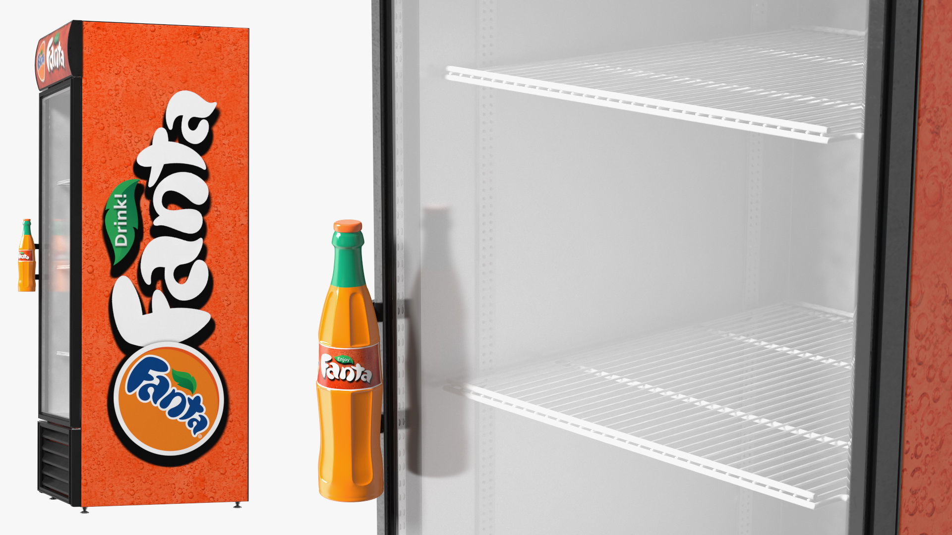 Fanta Fridge 3D