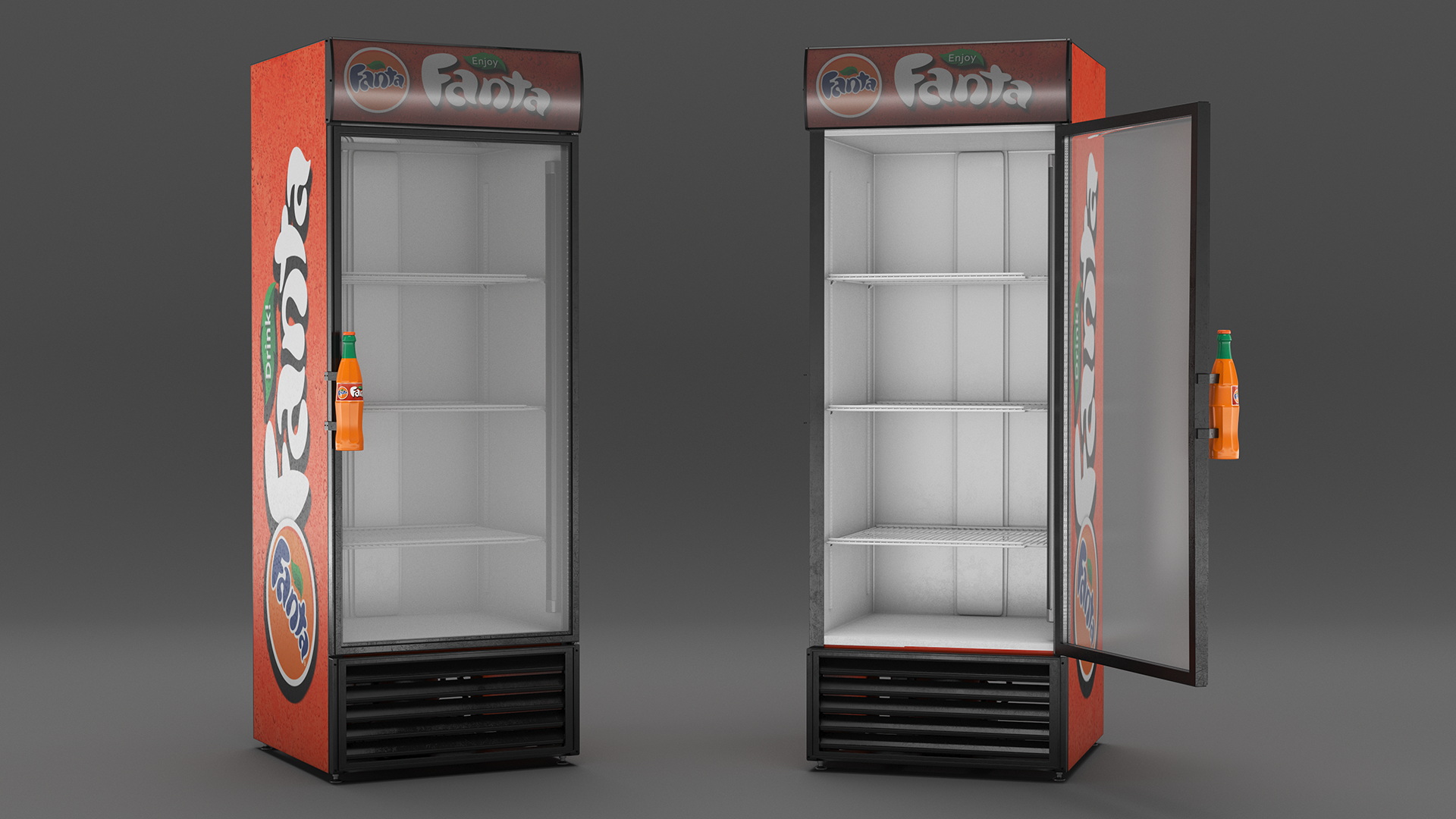 Fanta Fridge 3D
