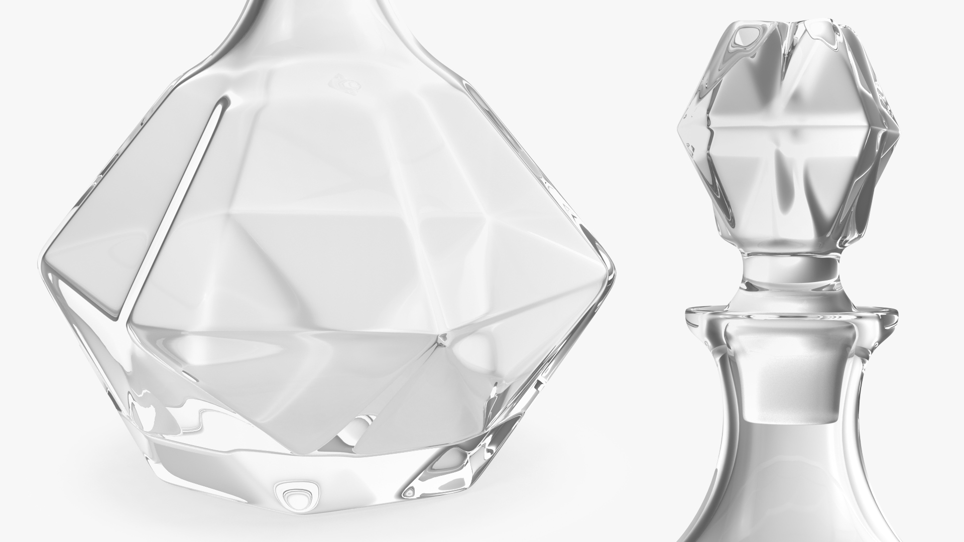 Glass Decanter 3D model