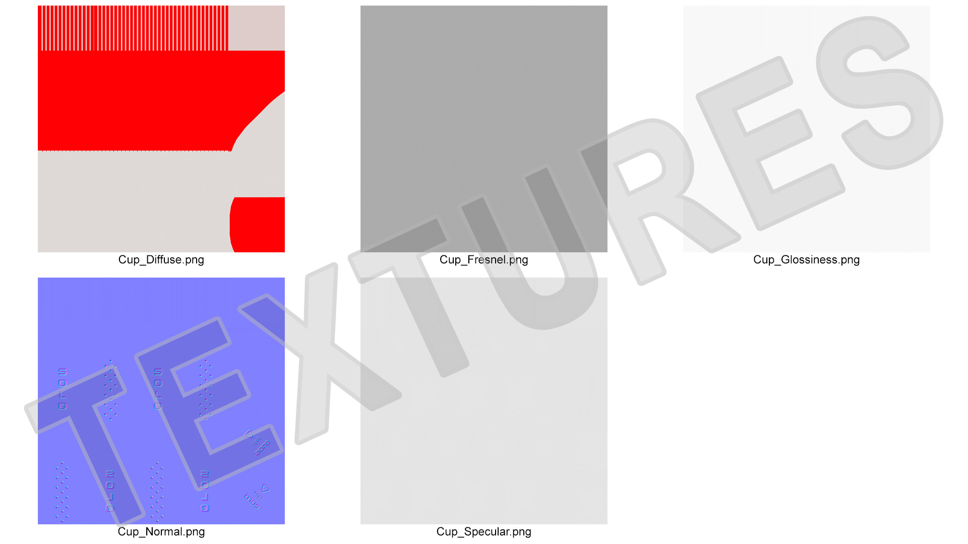 3D Solo Squared Plastic Cup Red model