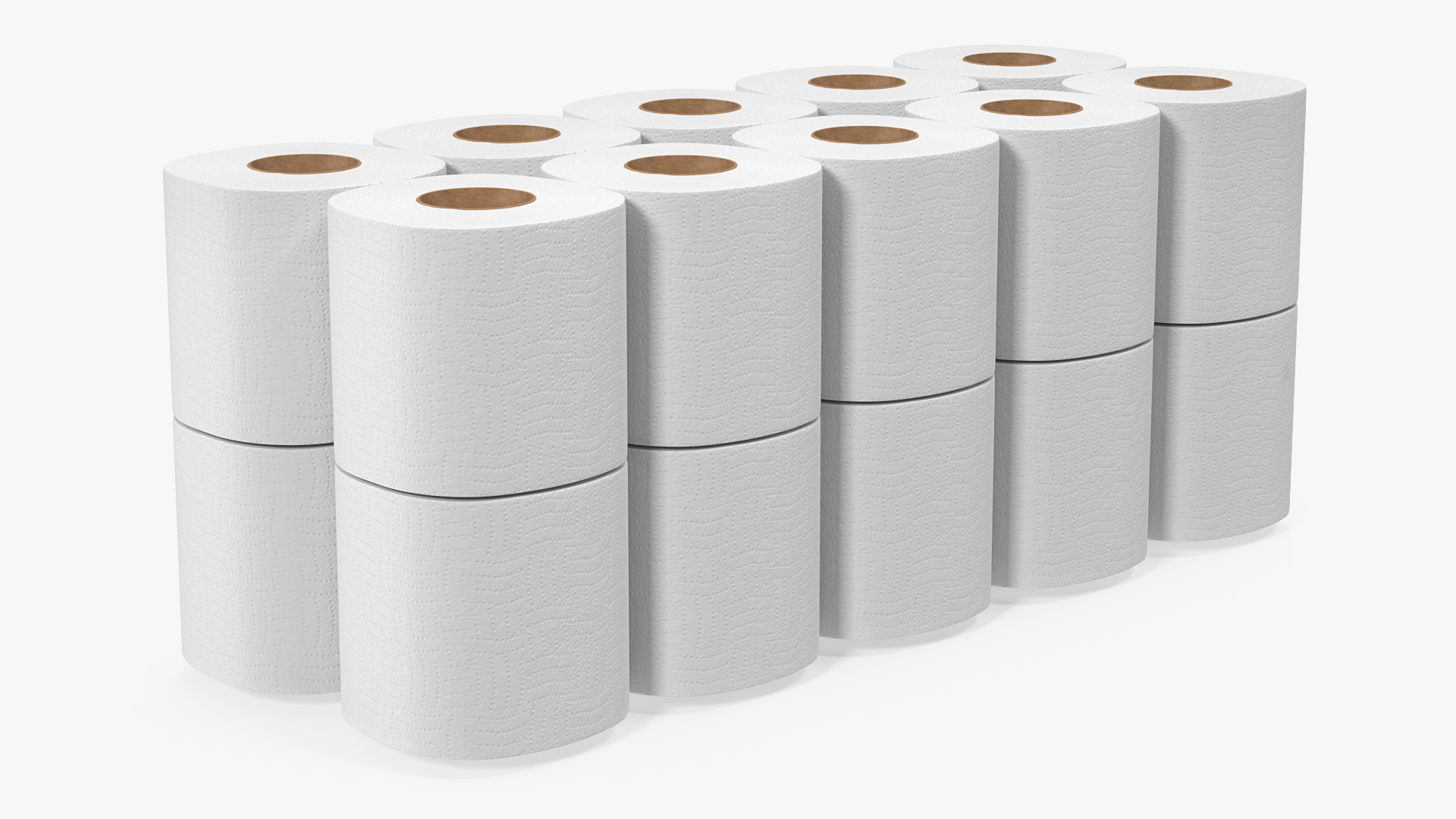 3D model Bath Tissue 20 Rolls Pack