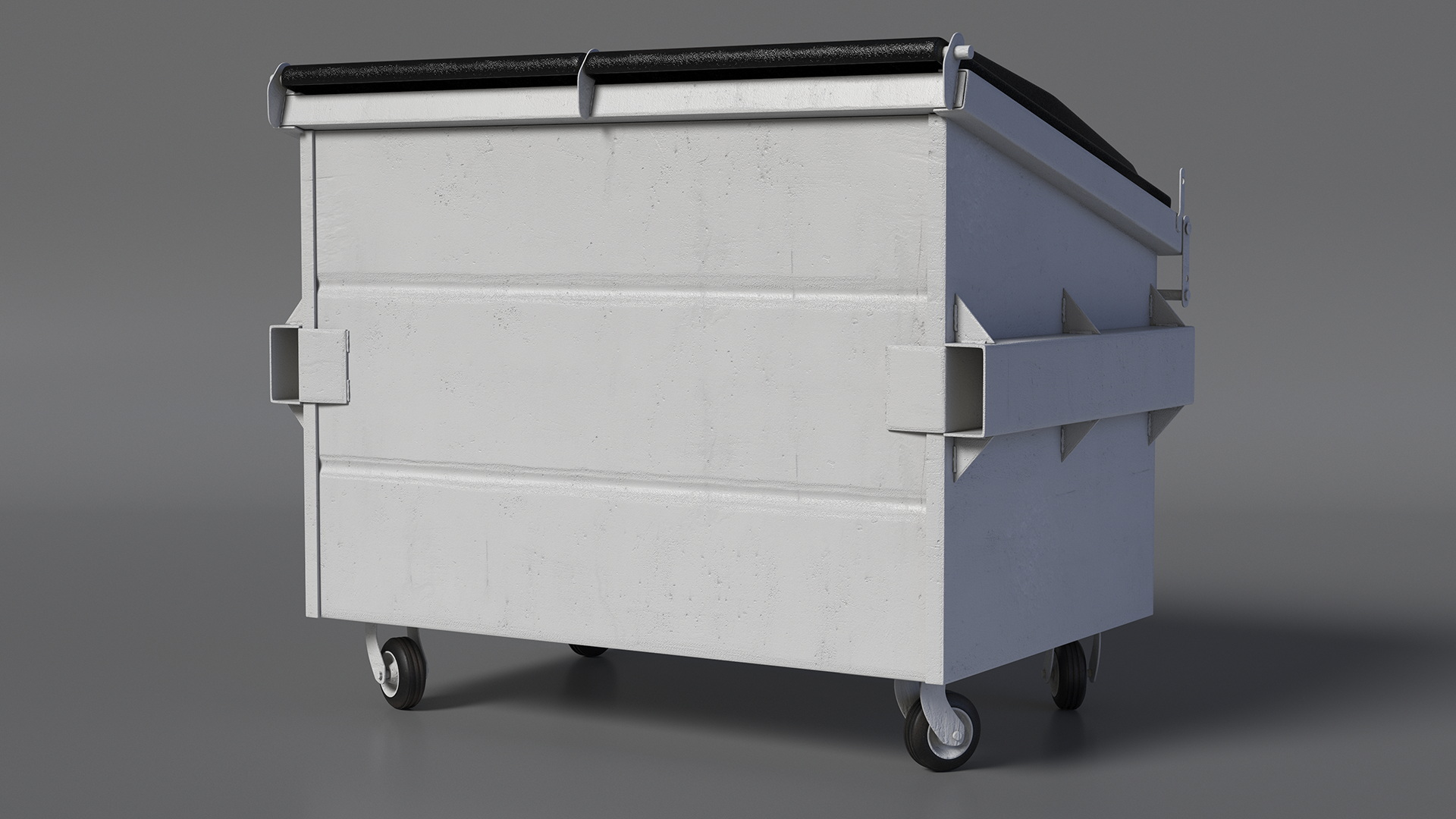 3D model Industrial Waste Dumpster