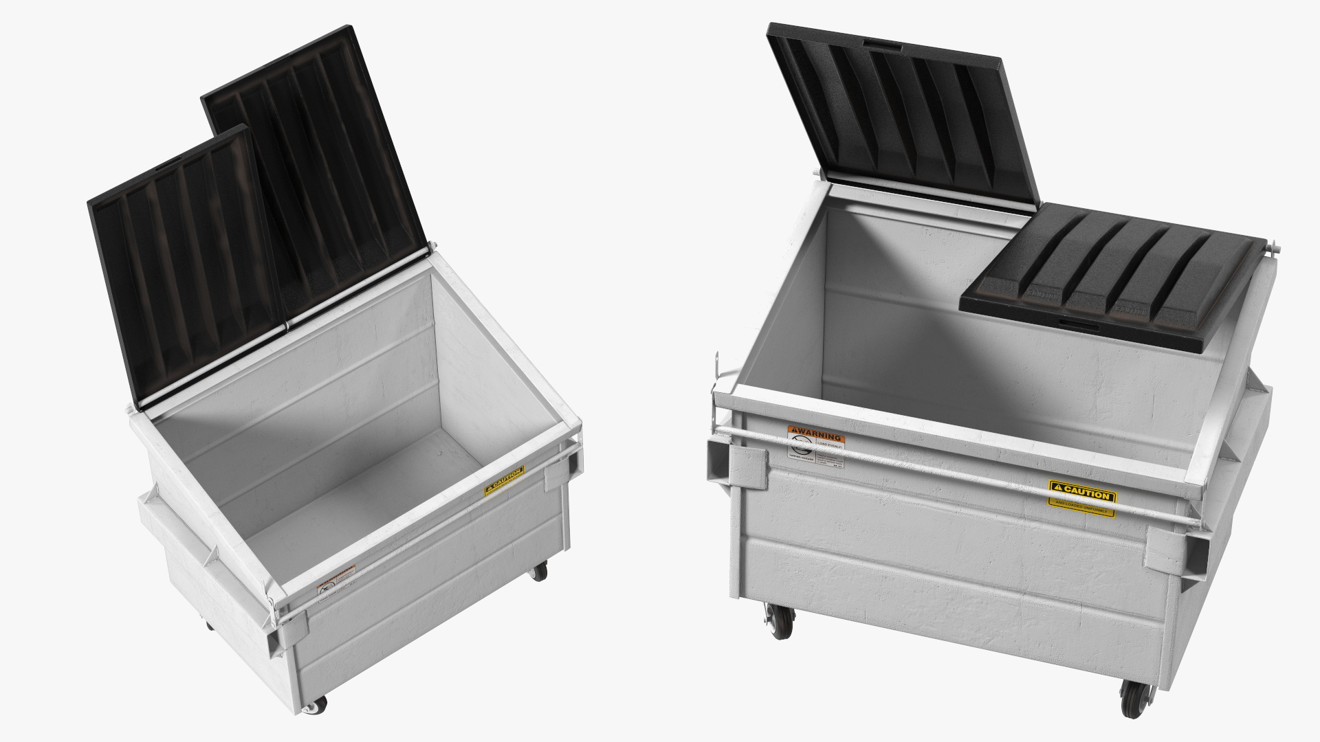 3D model Industrial Waste Dumpster