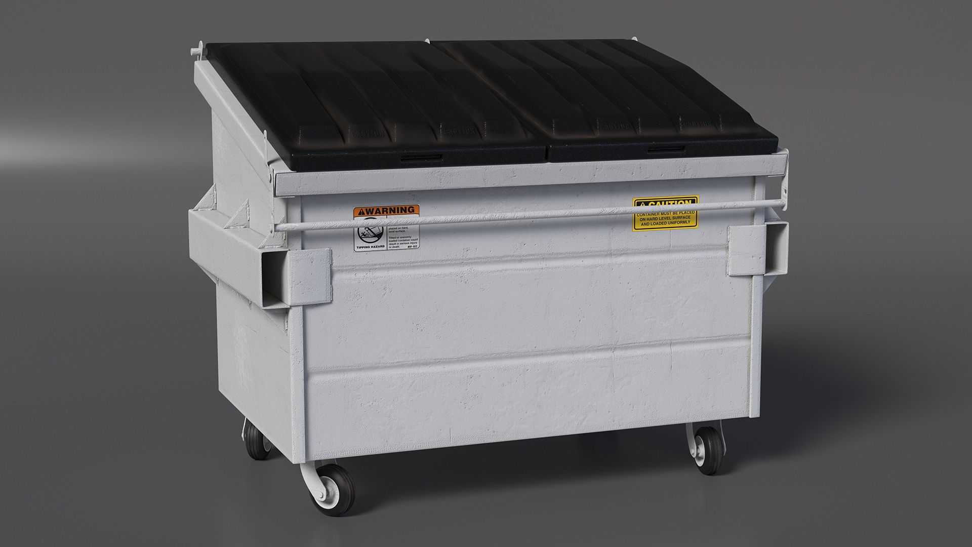 3D model Industrial Waste Dumpster