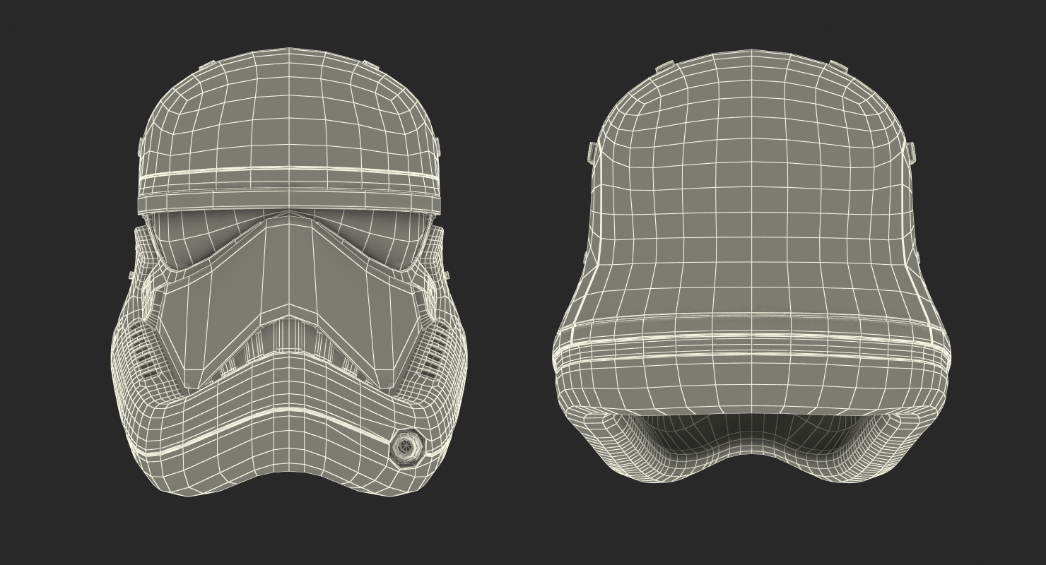 3D Stormtrooper Helmet Last Jedi First Order