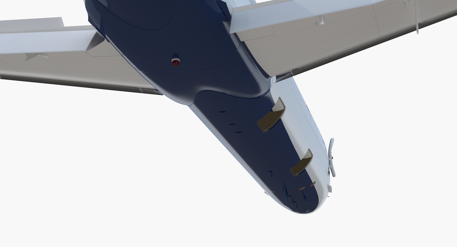 3D model McDonnell Douglas MD88 Delta Rigged