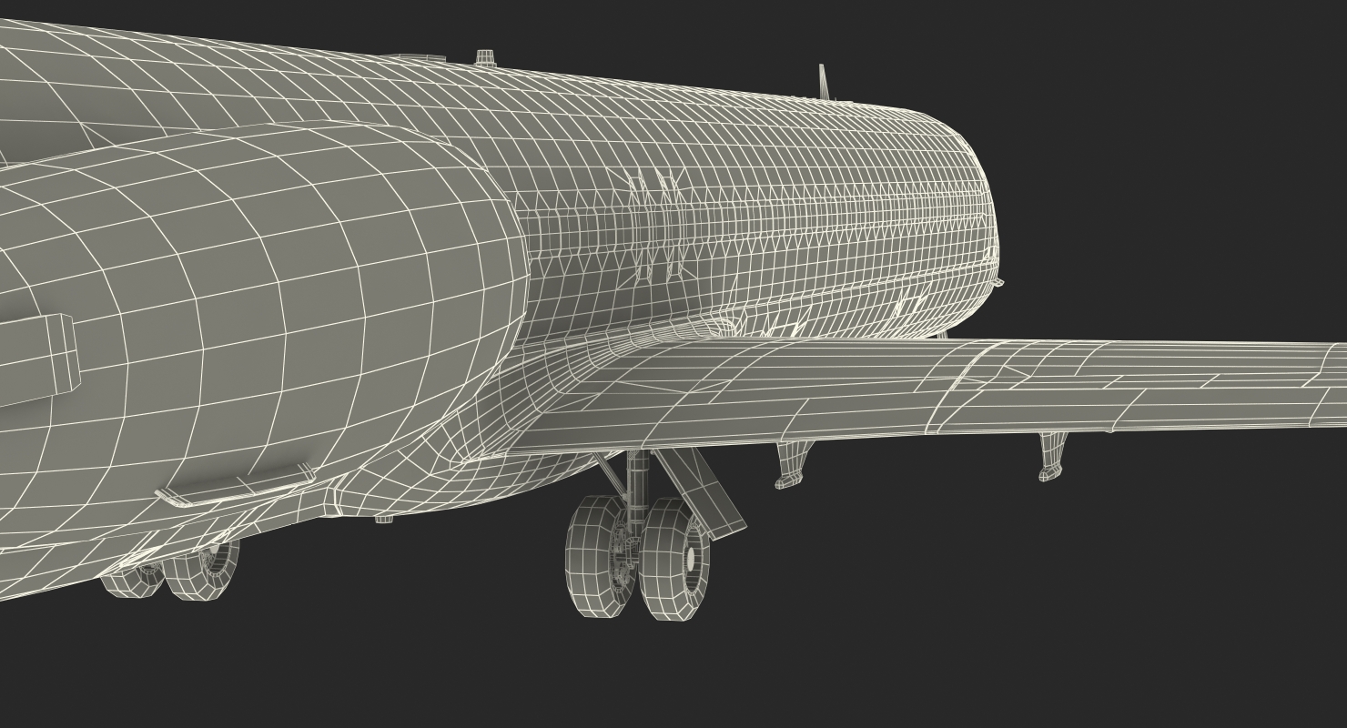 3D model McDonnell Douglas MD88 Delta Rigged