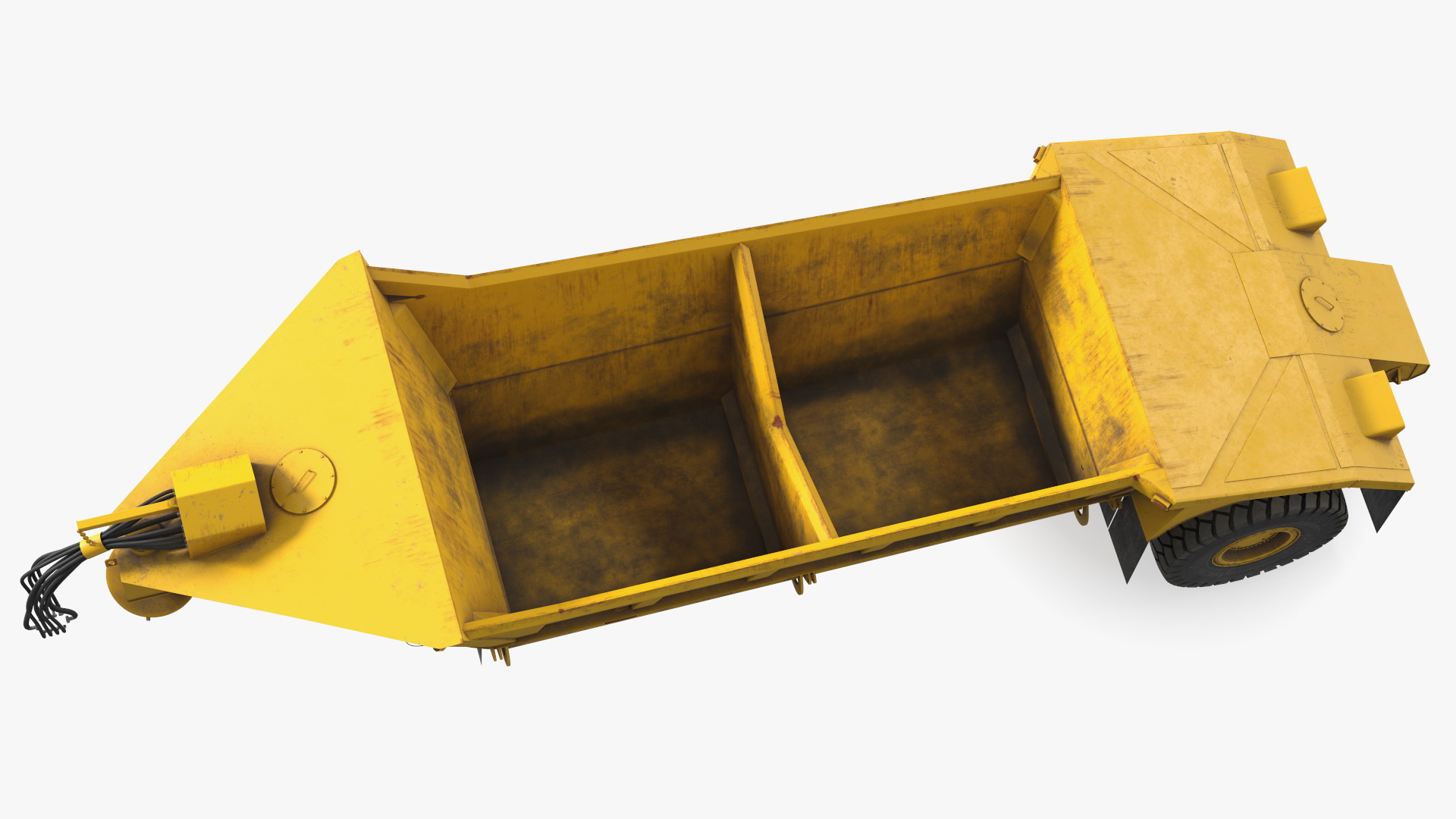 Mega Bottom Dump Trailer MBD100 Dirty 3D