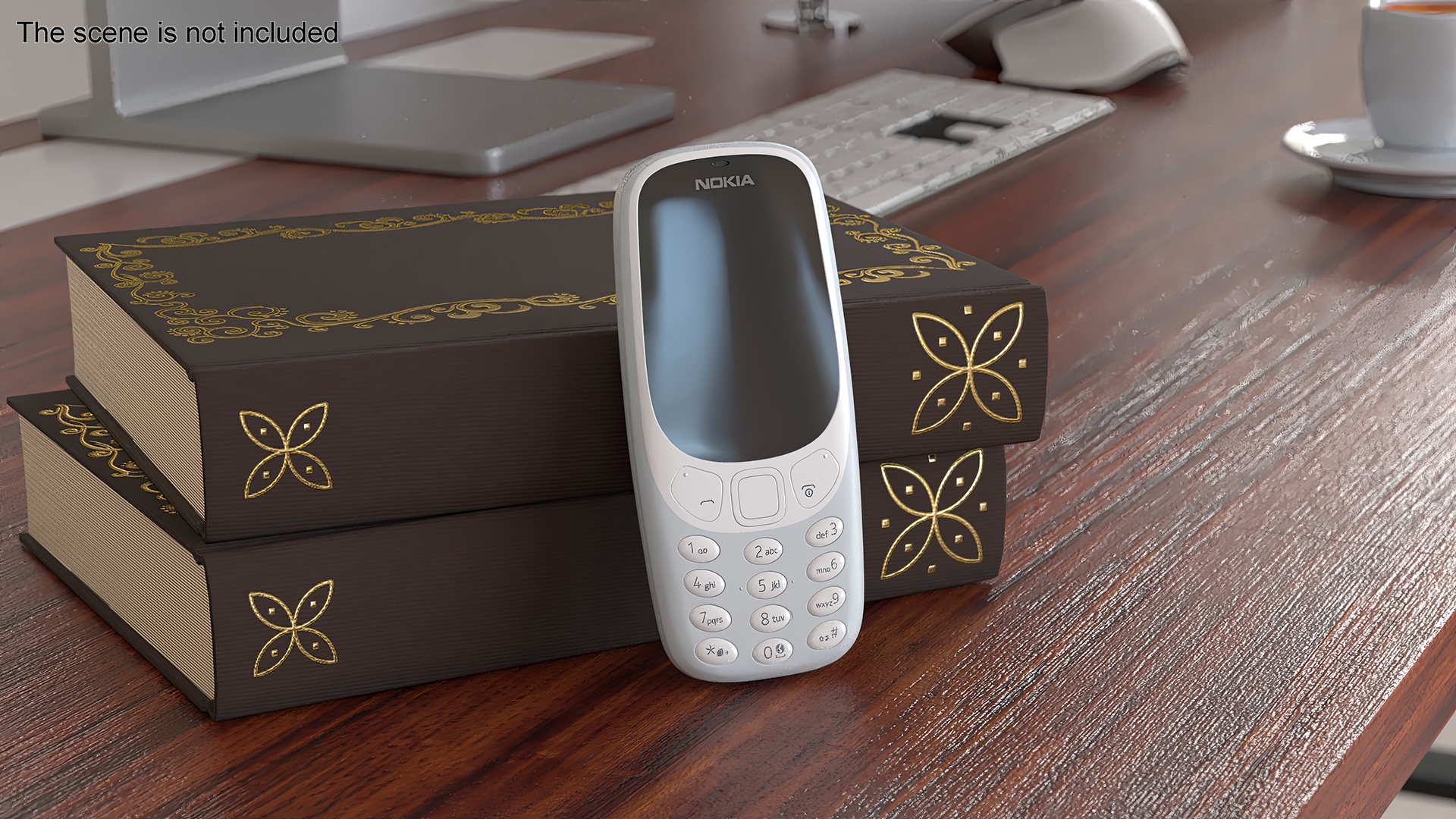 Nokia 3310 New Grey 3D model