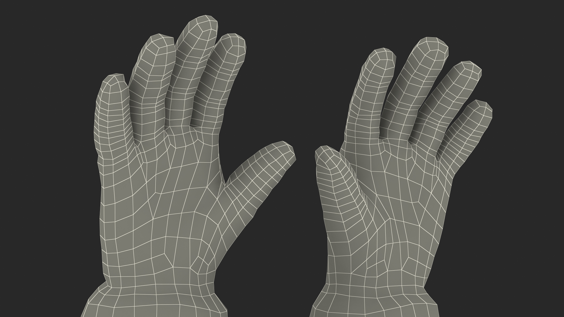 3D model Gloves