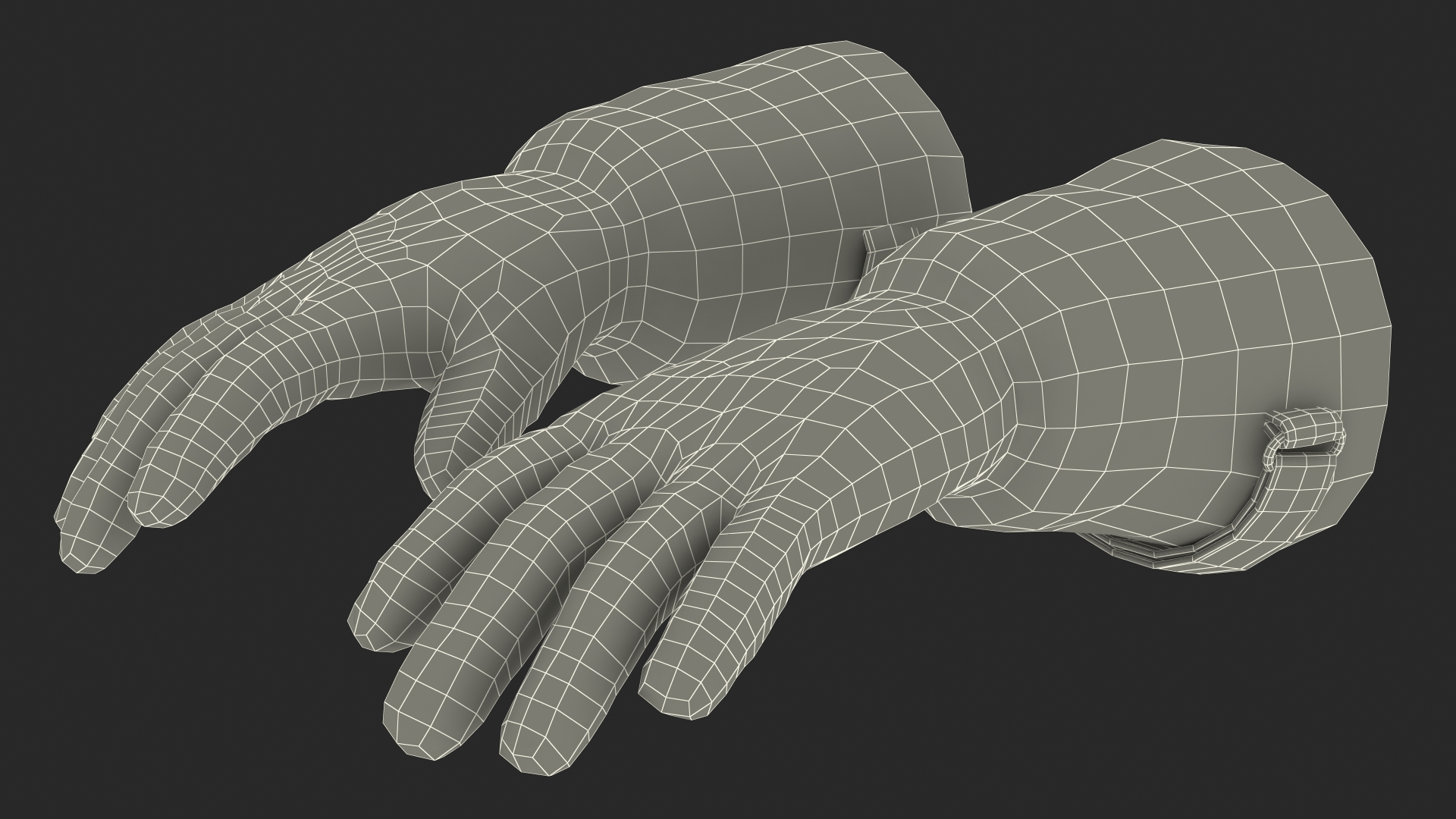 3D model Gloves