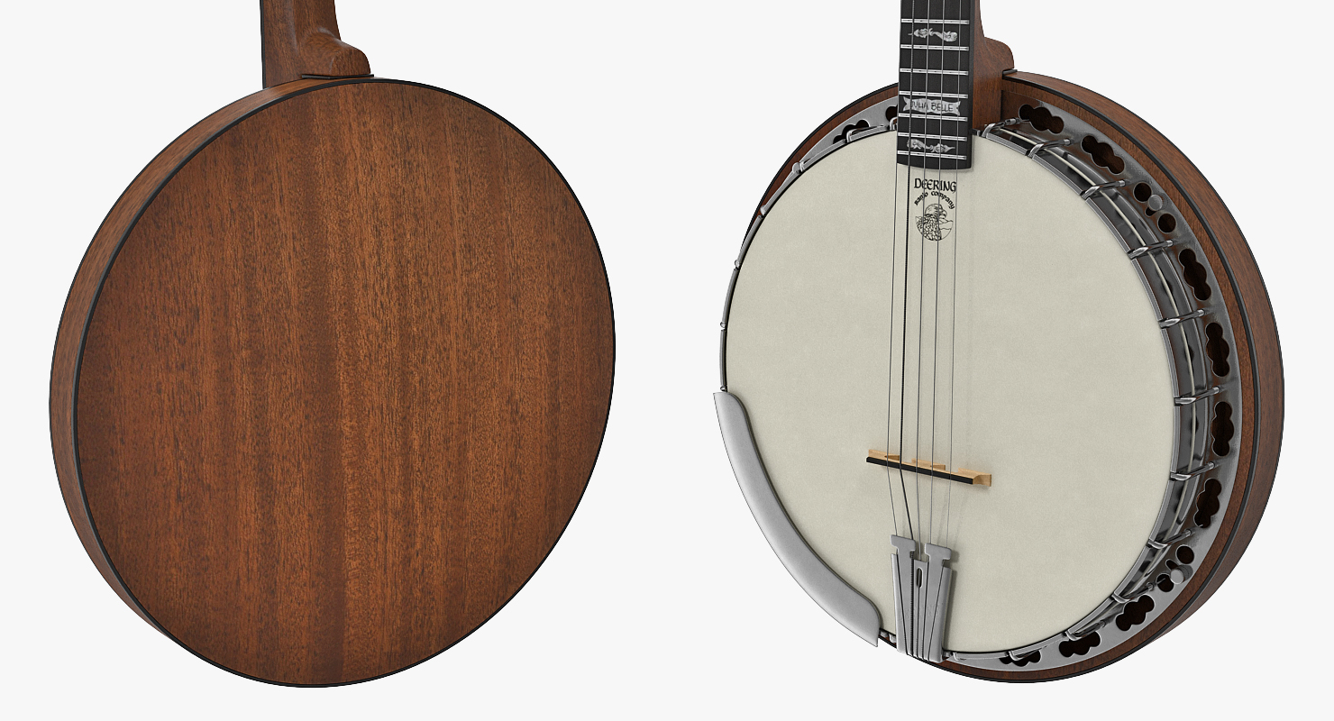 3D Julia Belle 5 String Banjo