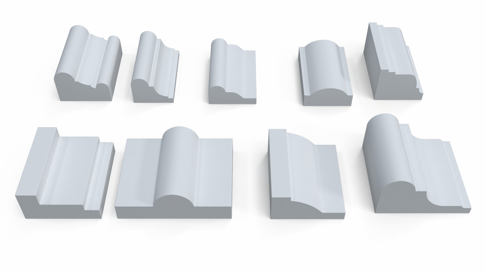 3D model Set Molding Gypsum Part 3