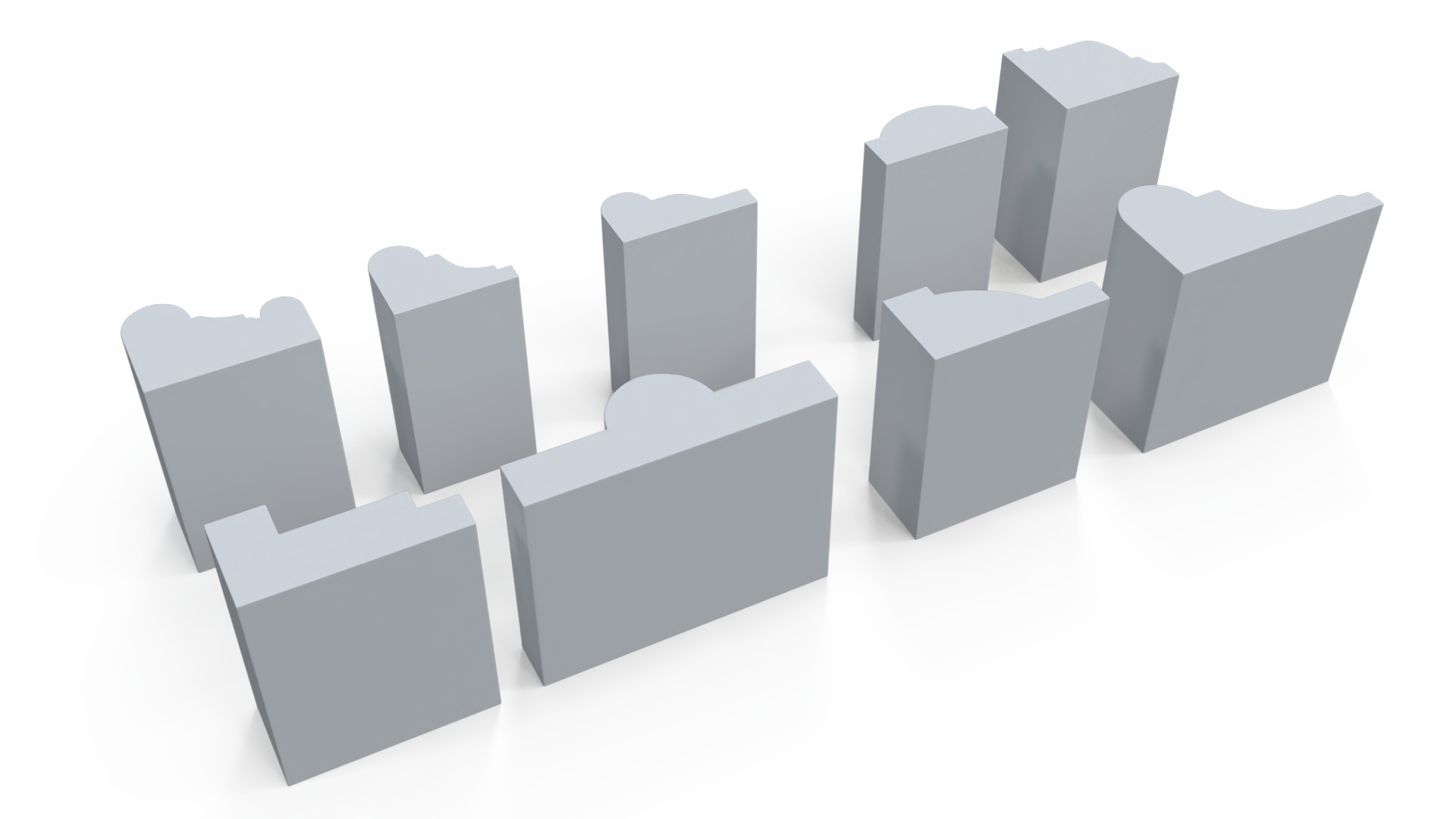3D model Set Molding Gypsum Part 3