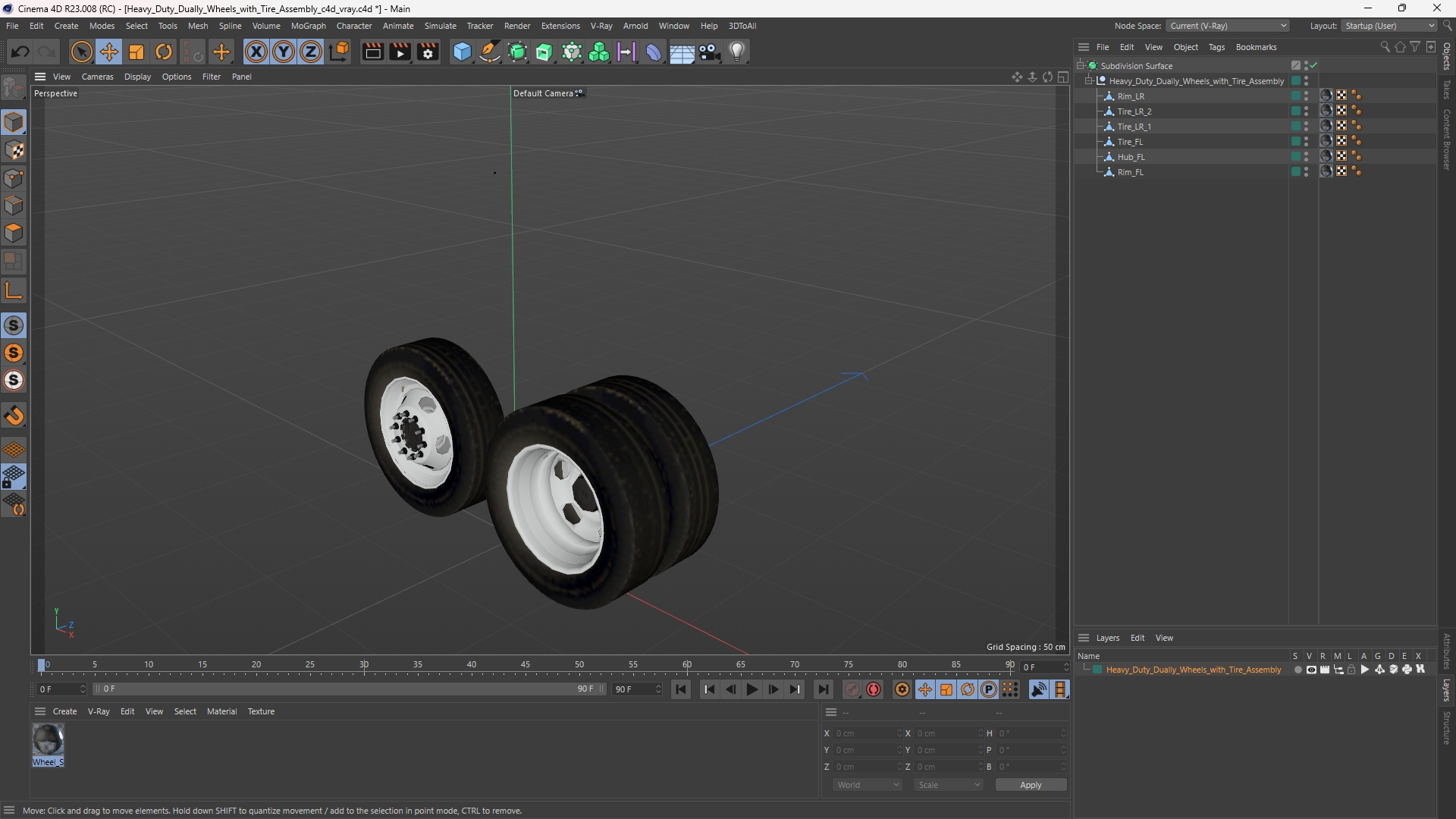 Heavy Duty Dually Wheels with Tire Assembly - view 12