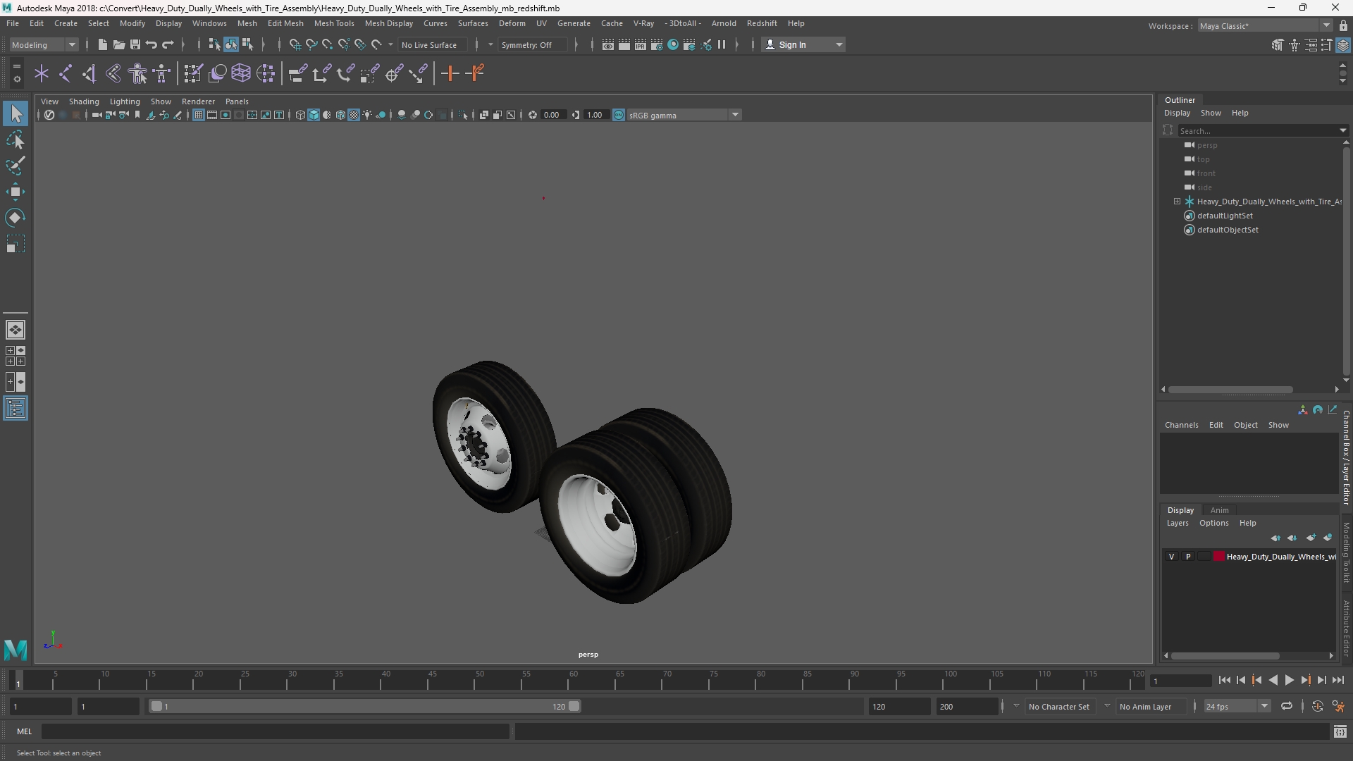 Heavy Duty Dually Wheels with Tire Assembly - view 11