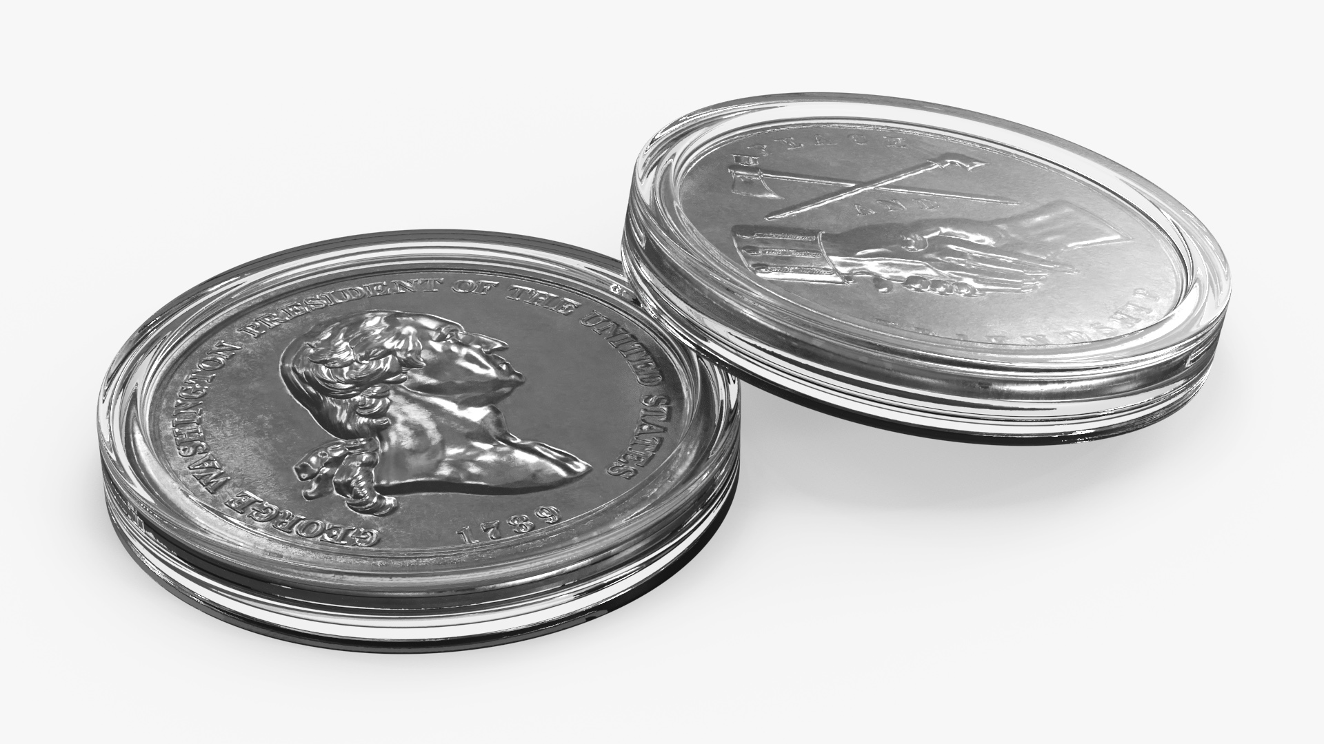 Presidential Medal with Coin Capsule, view 3