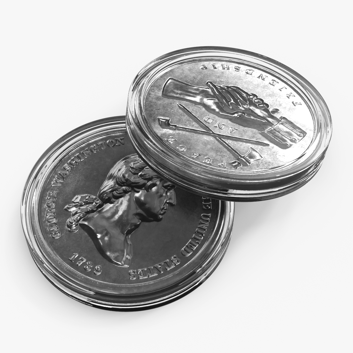 Presidential Medal with Coin Capsule