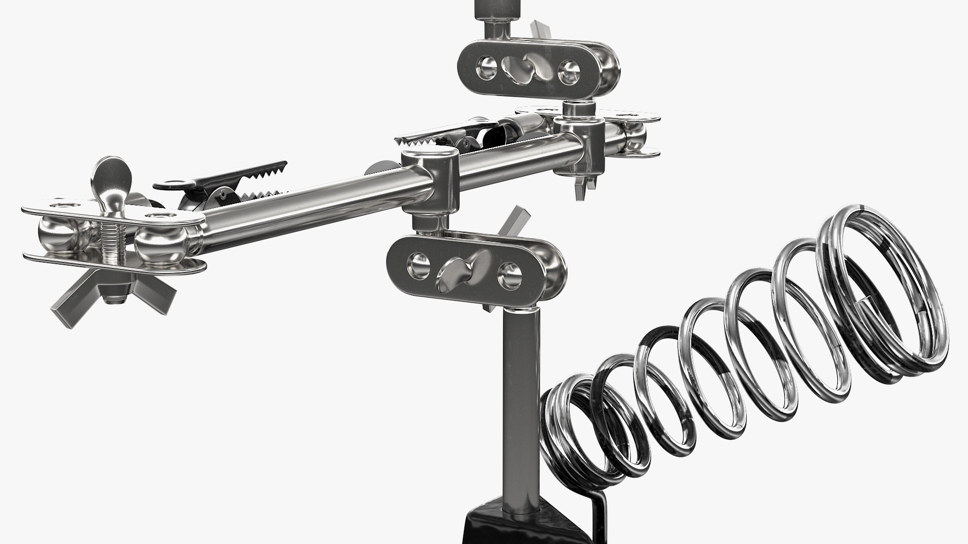 3D model Helping Hands with Magnifier and Soldering Iron Stand Rigged