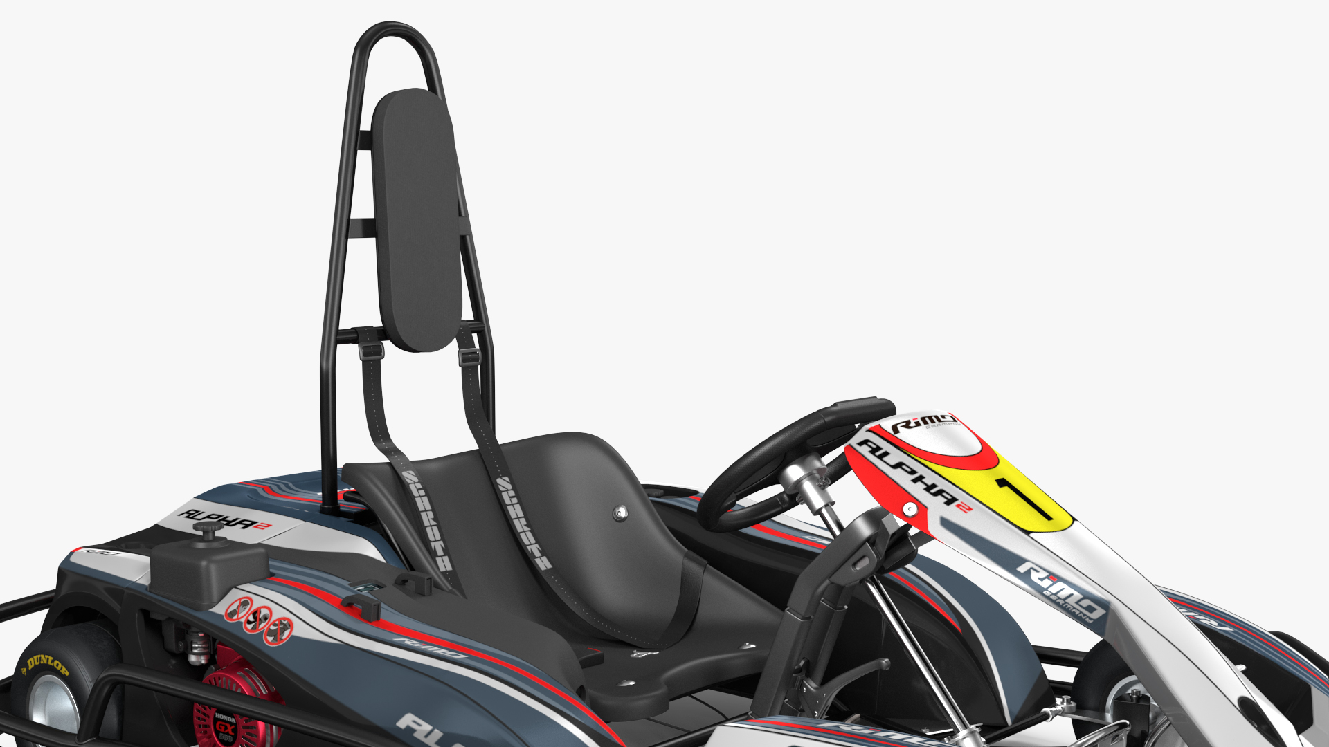 3D model RiMO ALPHA2 Kart with Roll Bar