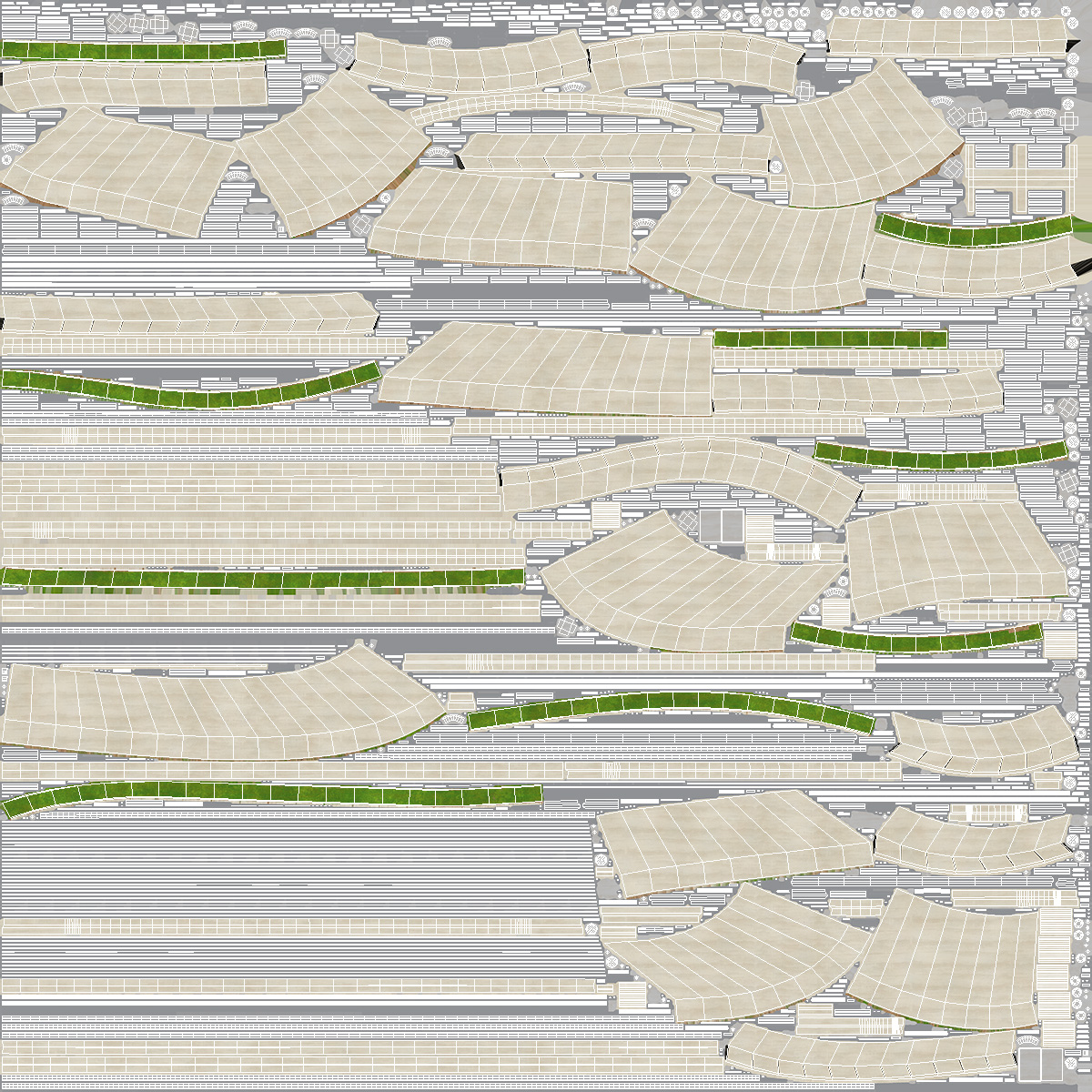 Modern Curved Facility Building with Landscape Roof - view 7