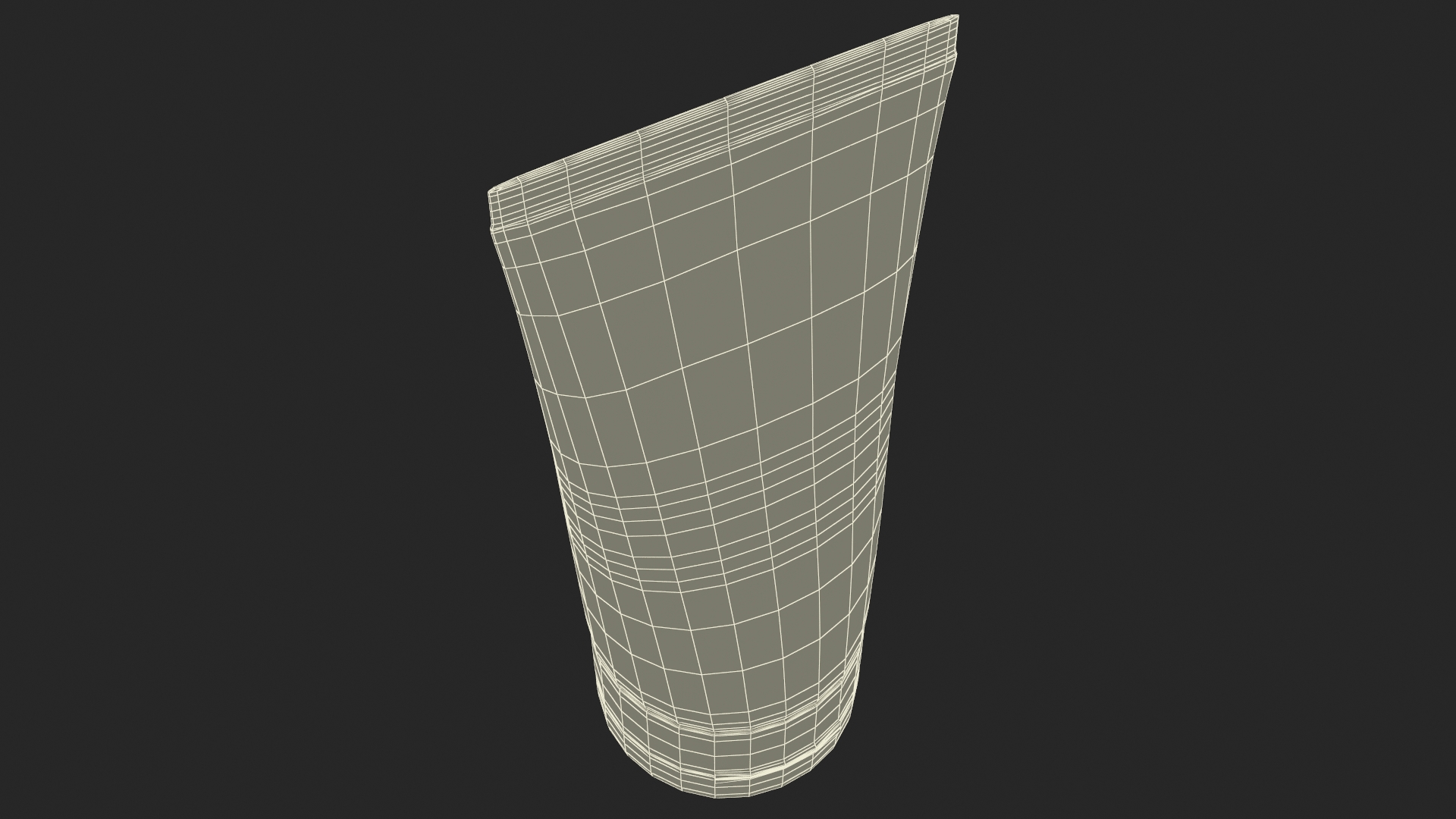3D Sunscreen Tube Natural Mineral Formula model