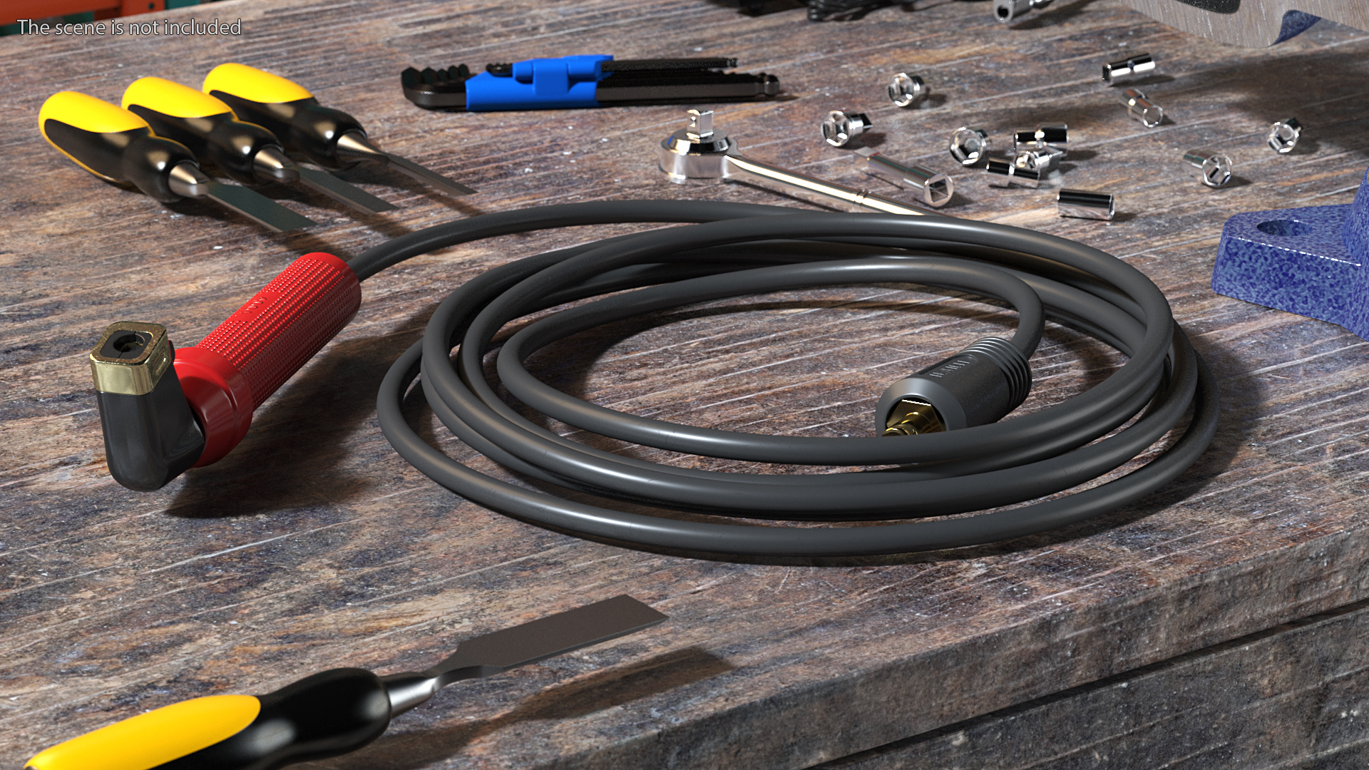 3D Reboot Twist Type Welding Electrode Holder 400A with Cable model