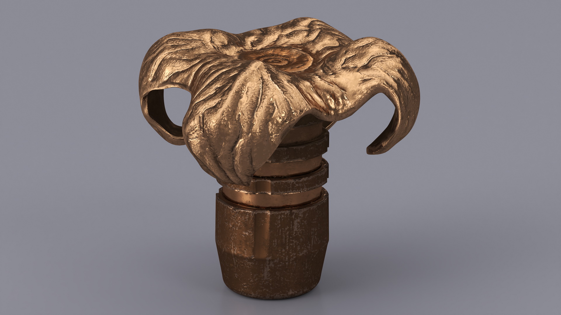 3D Copper Impact Ammo model