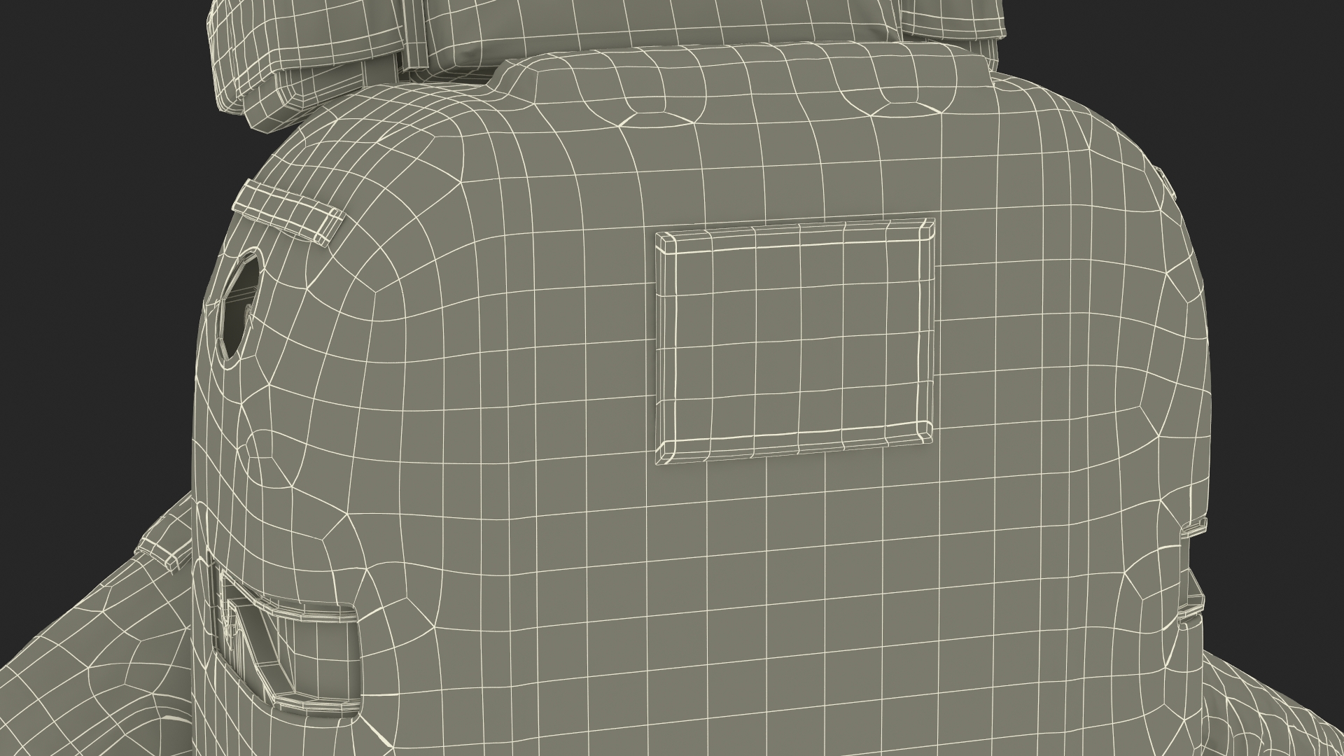 Spacesuit Extravehicular Mobility Unit EMU Rigged 3D model