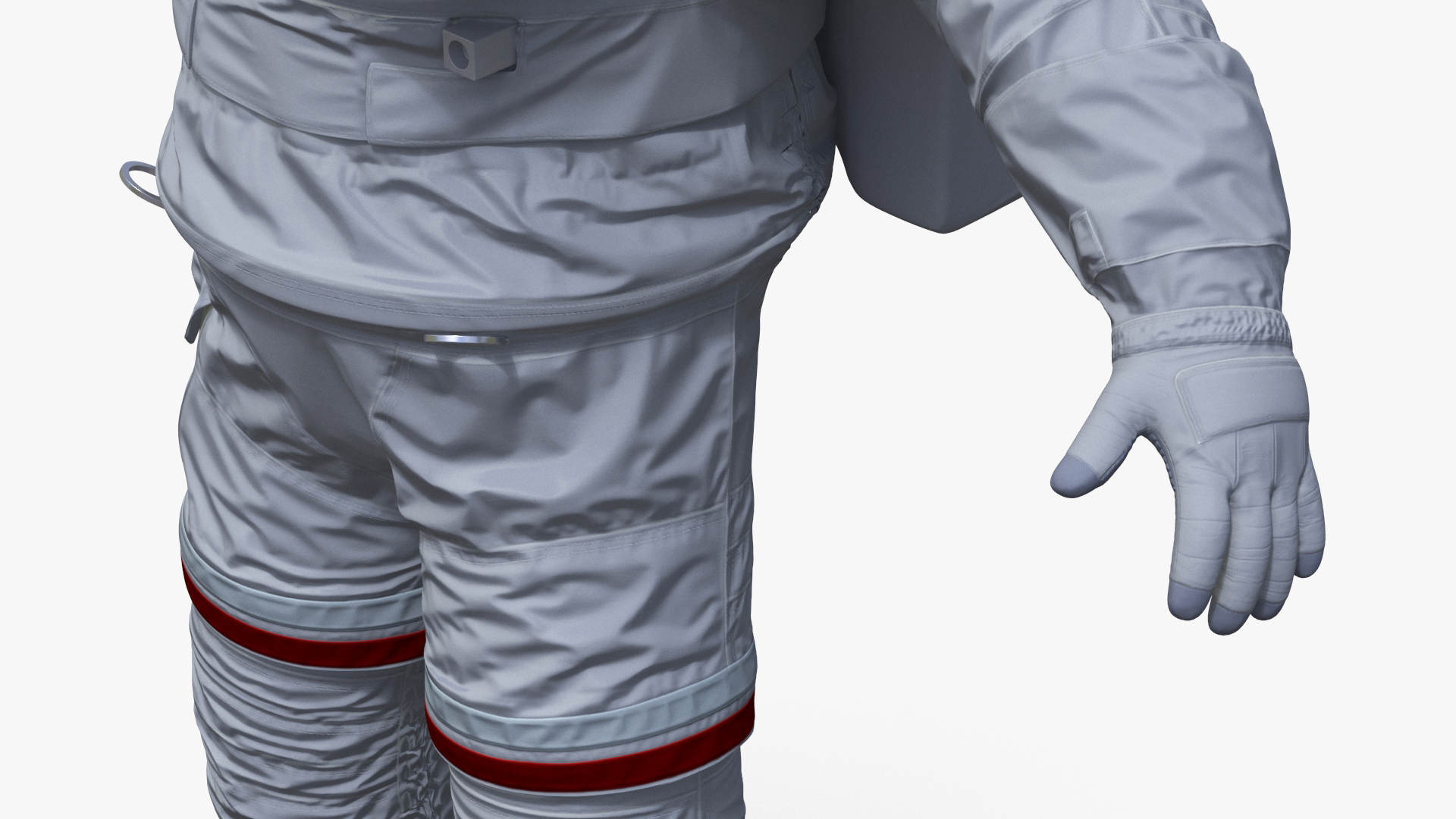 Spacesuit Extravehicular Mobility Unit EMU Rigged 3D model