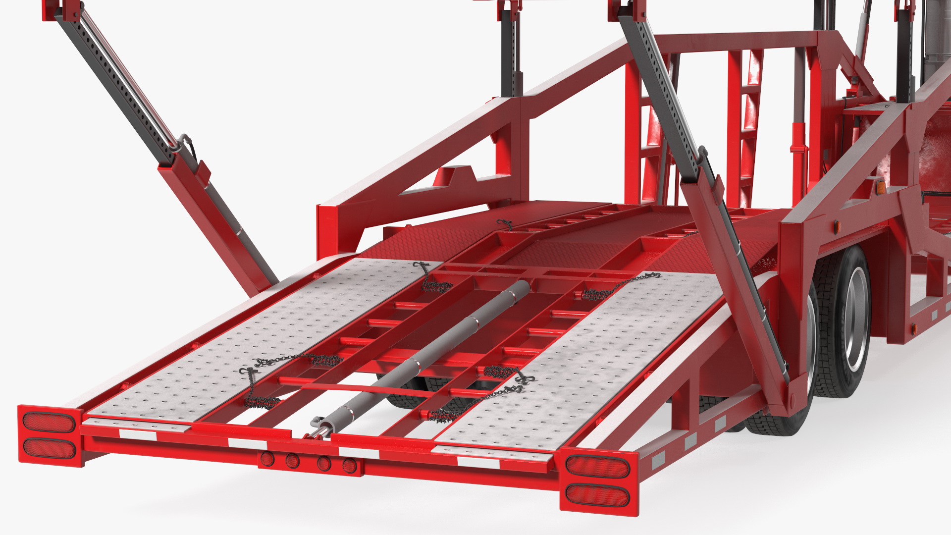 Volvo VNL 860 Truck with Sun Valley Car Carrier 3D